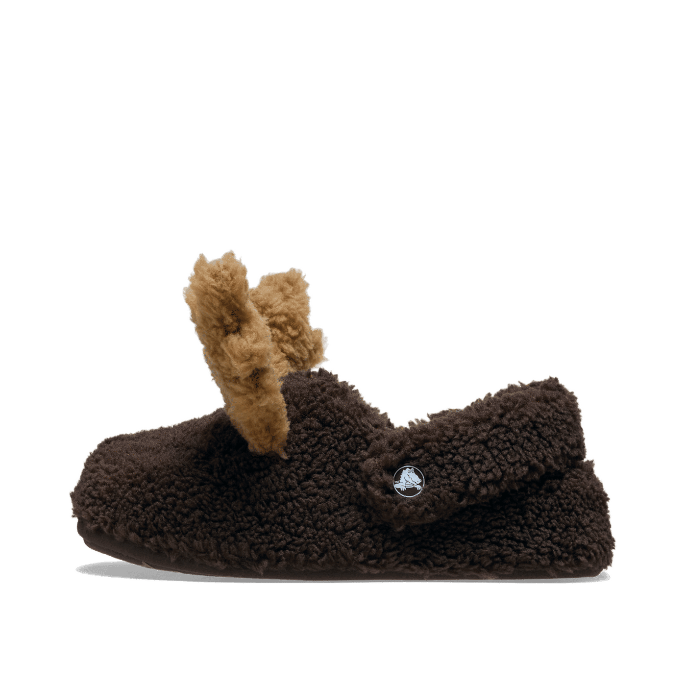 Crocs Toddler Classic Cozzzy Reindeer Slipper "Espresso" | 212004206