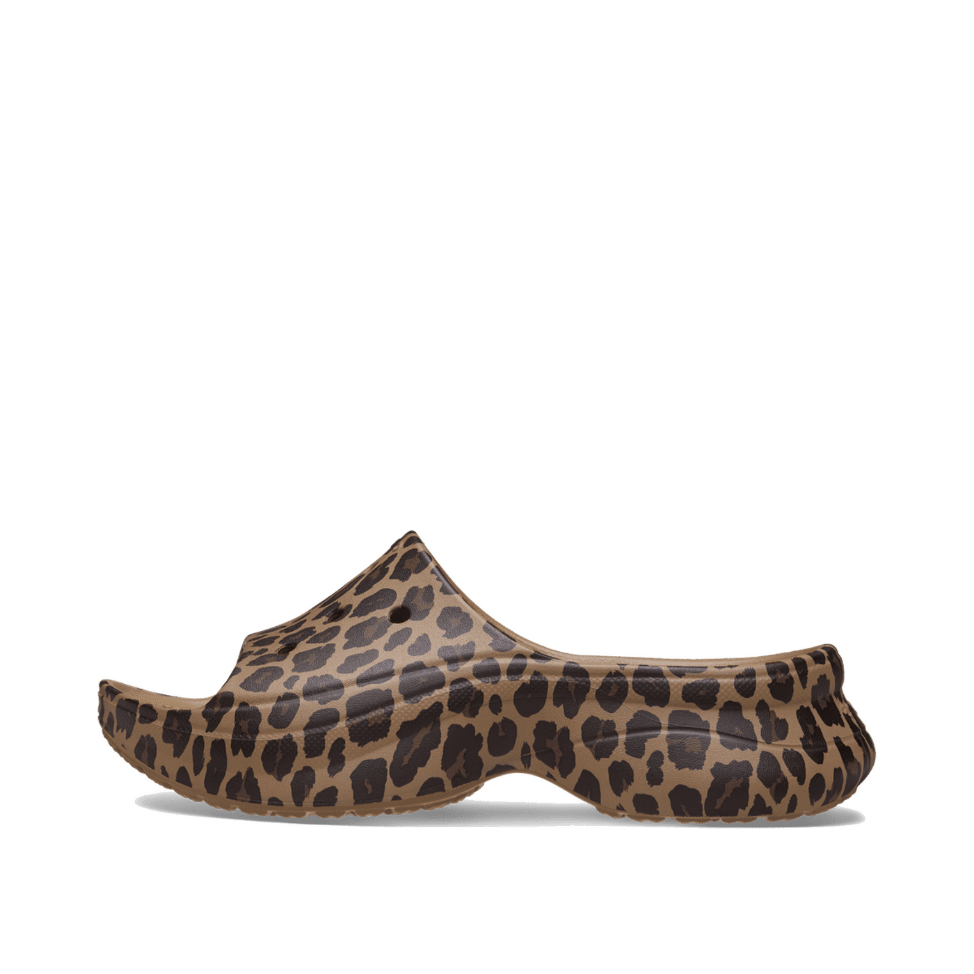 Crocs Bae Animal Slides "Sepia/Leopard" | 2115712LD