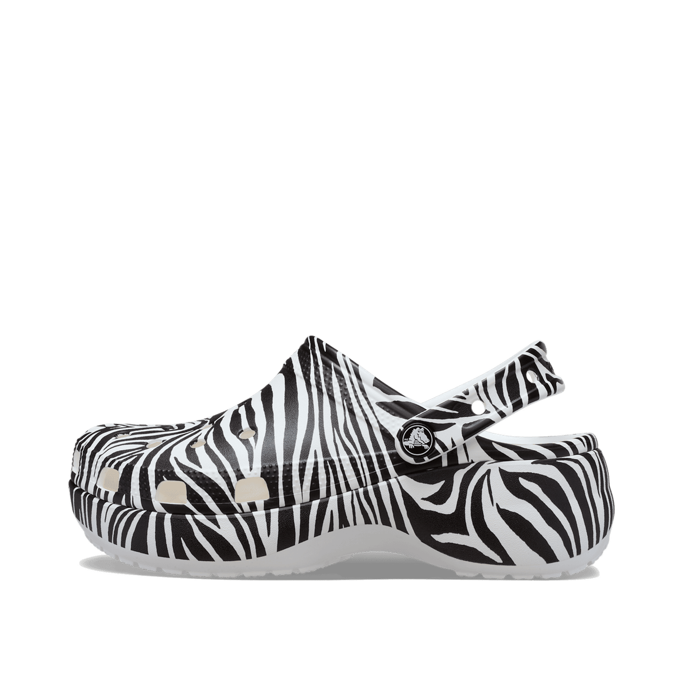 Crocs Classic Platform Clog "Zebra" | 2117609GJ