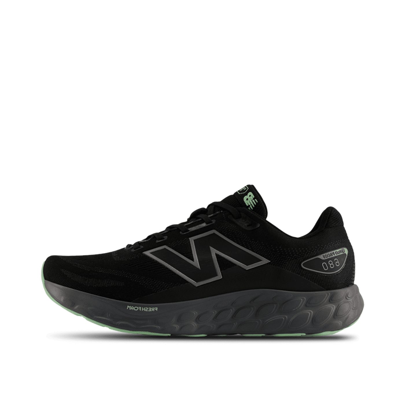 New Balance Fresh Foam 680 v8 Waterproof "Black/Grey/Green" | M680WBK8