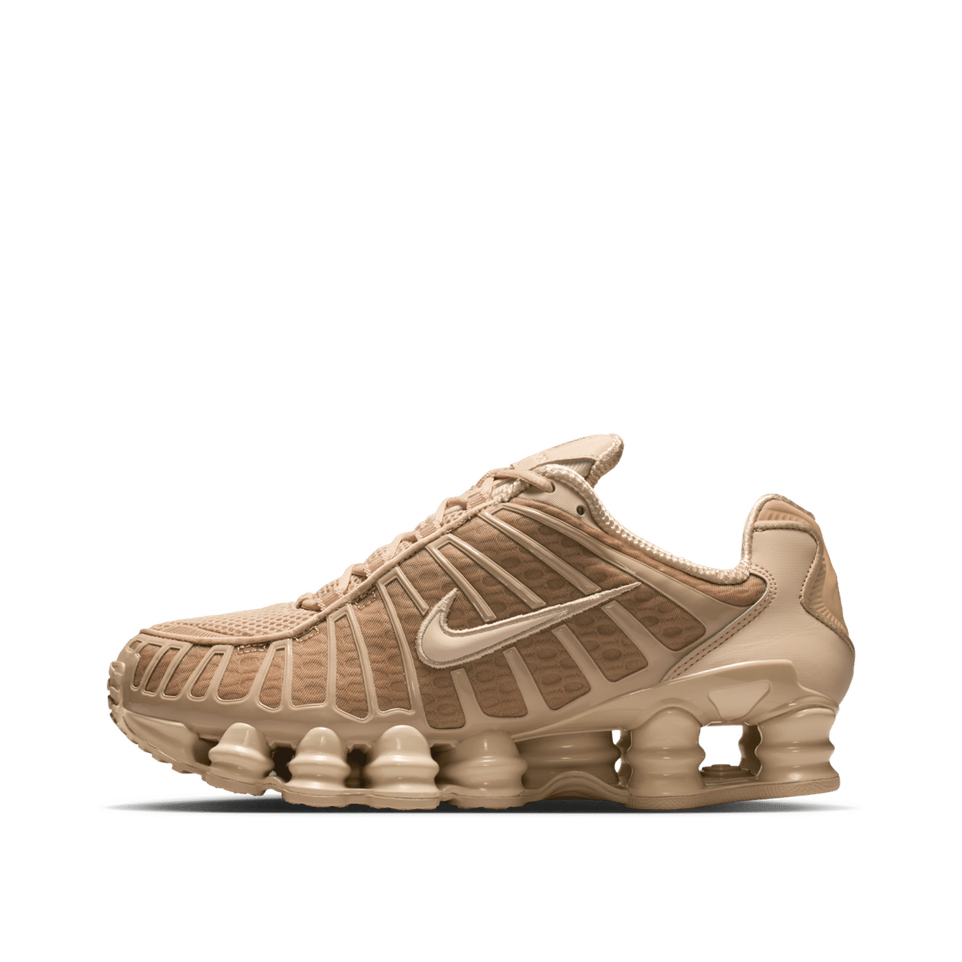 Nike Women's Shox TL "Linen/Linen-Metallic Silver" | AR3566-203