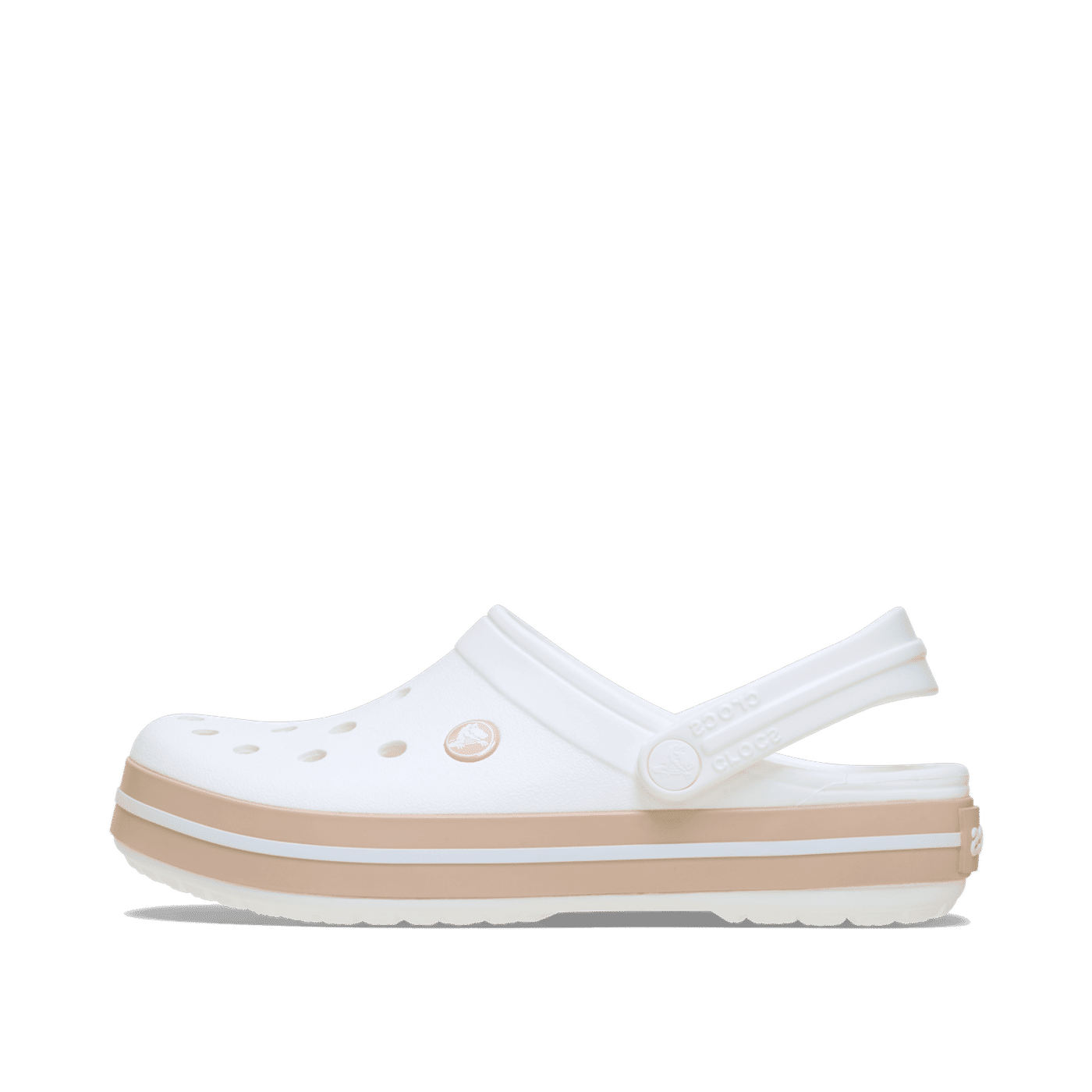 Crocs Crocband Clog "White/Pink Caramel" | 110161WE