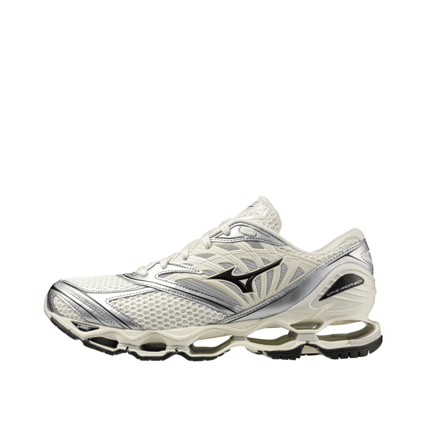 Mizuno Wave Prophecy LS "Pristine/Black/Silver" | D1GA251101