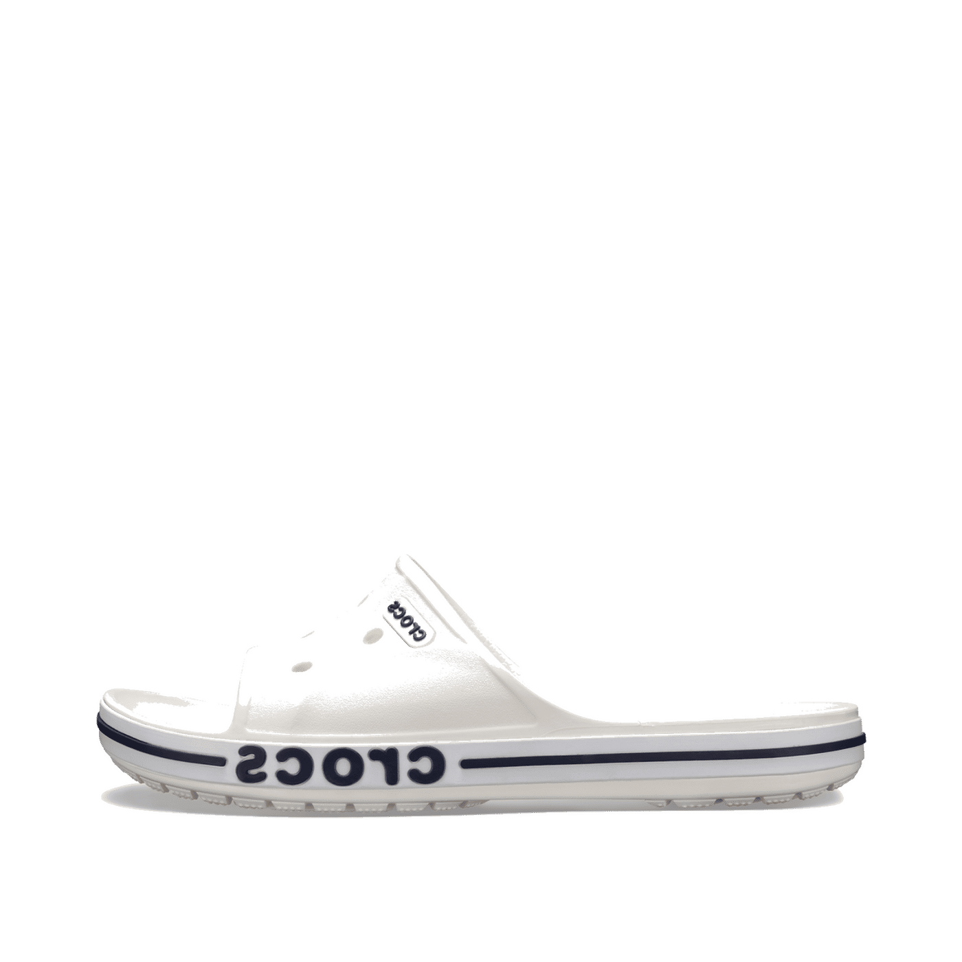 Crocs Bayaband Slide "White/Navy" | 205392126