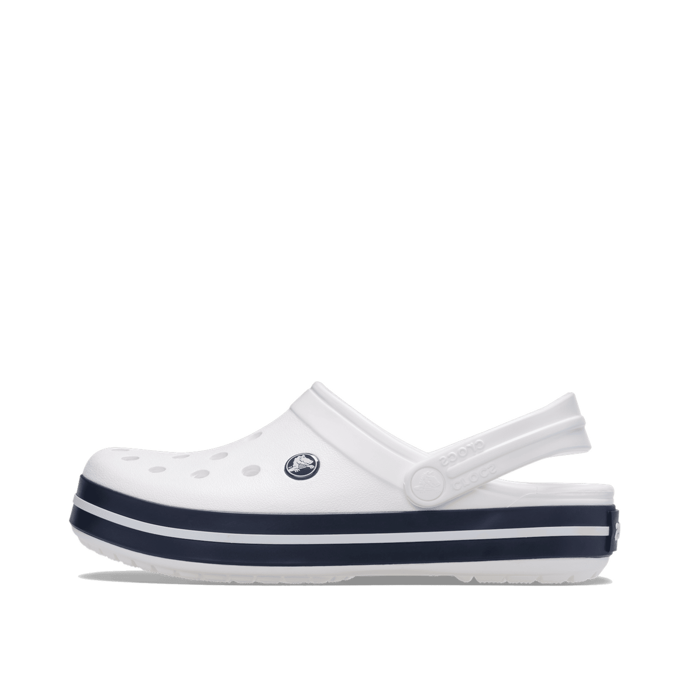 Crocs Crocband Clogs "White/Navy" | 207006126
