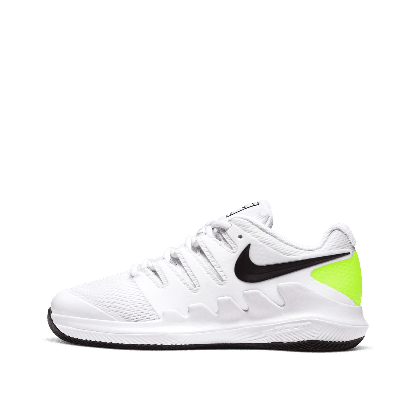 NikeCourt Jr. Vapor X "White/Neon Green" | AR8851-101