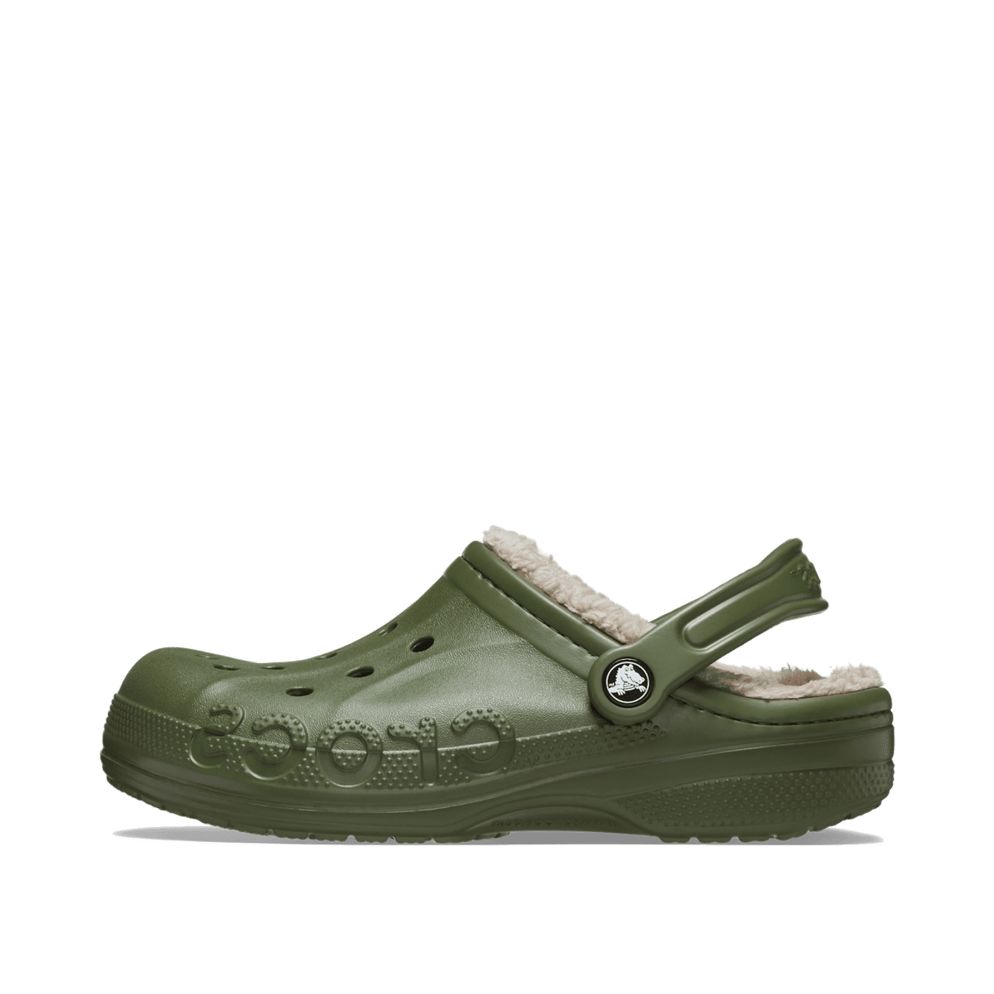 Crocs Baya Lined Clog "Army Green/Multi" | 2059693TC