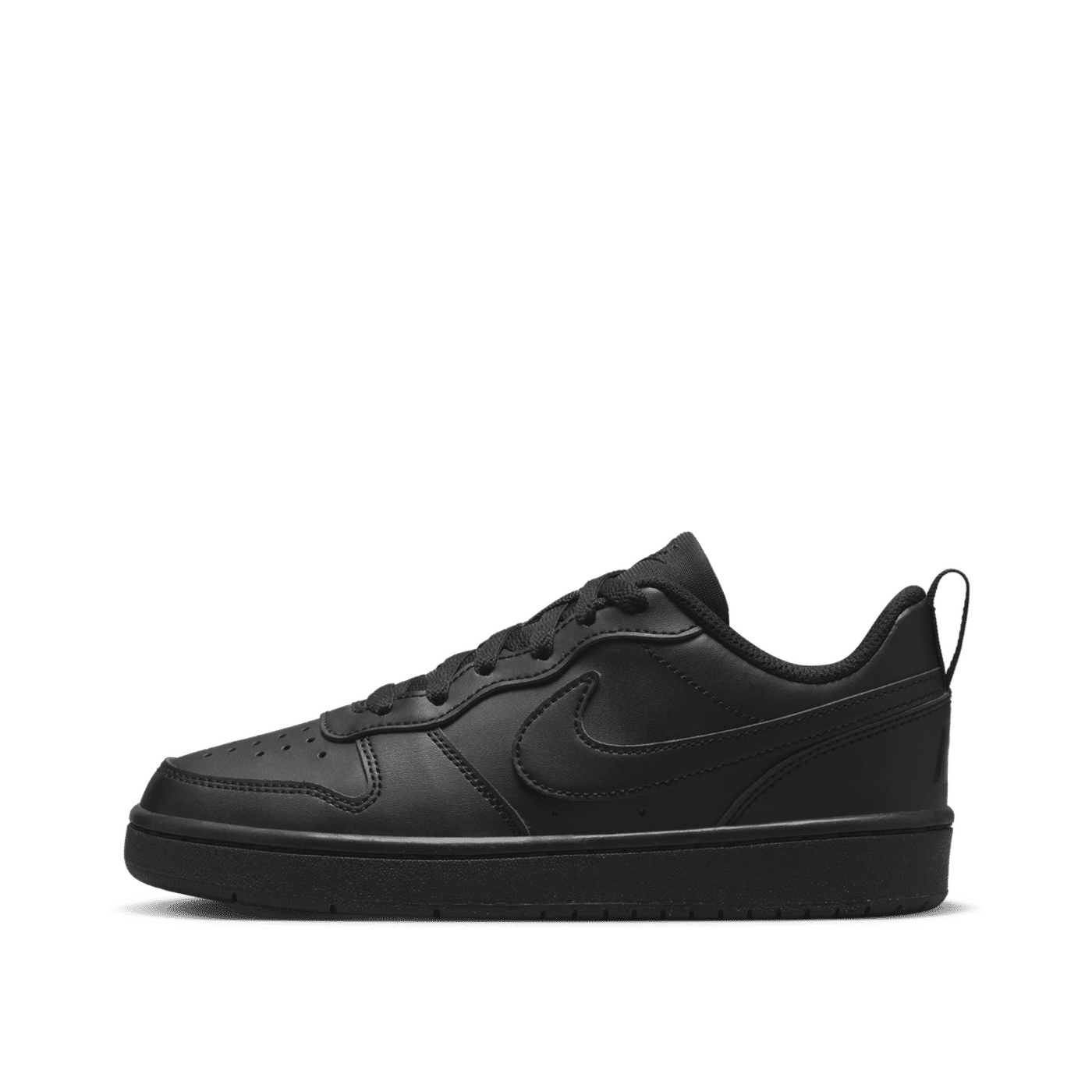 Nike Court Borough Low Recraft GS "Triple Black" | DV5456-002
