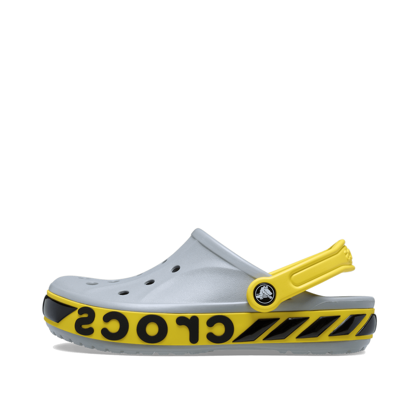 Crocs Bayaband Racer Band Clog Kids "Light Grey" | 211018007