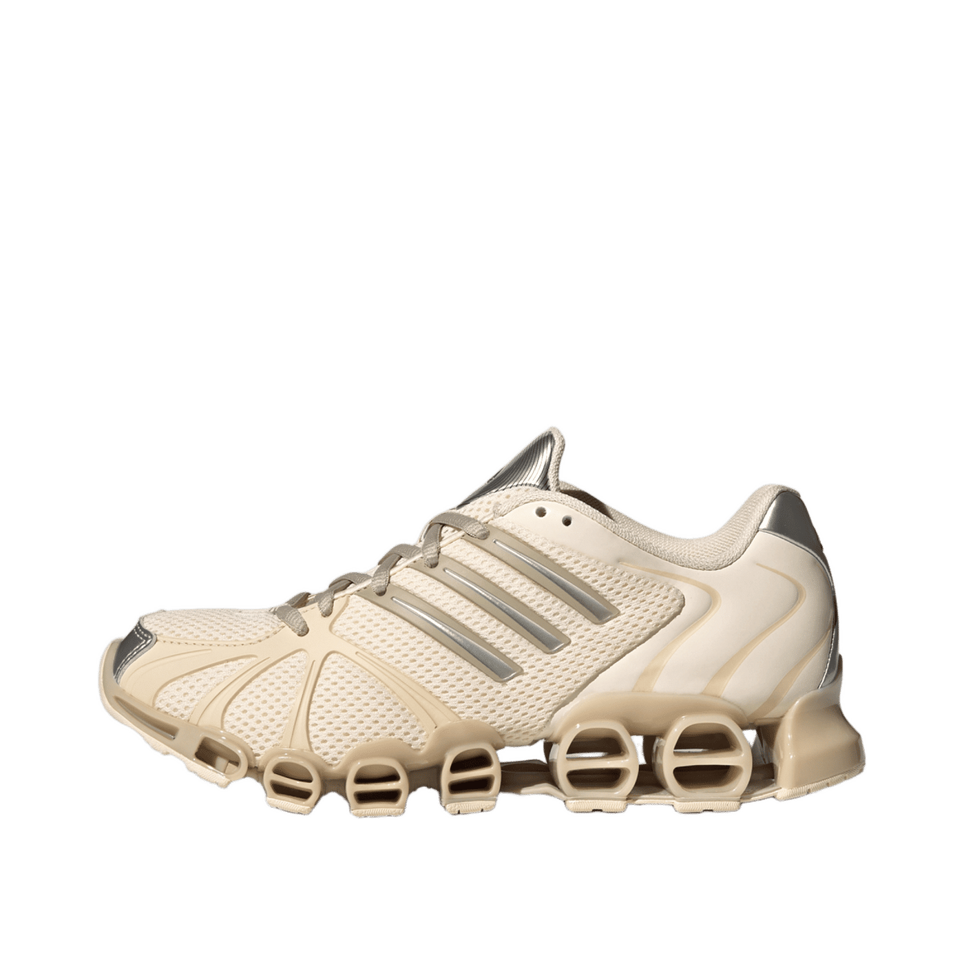 Adidas Mega Ghostride "Wonder White / Wonder Beige / Silver Metallic" | KI6543