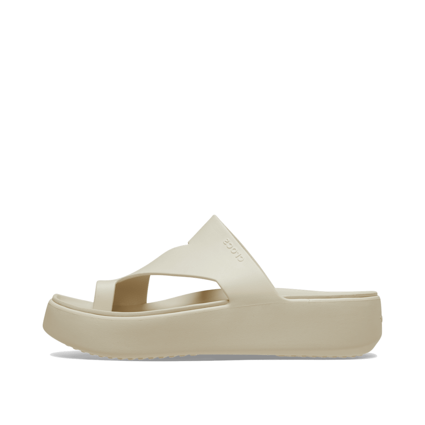 Crocs Getaway Platform Toe Loop "Sandstone" | 2108340LH