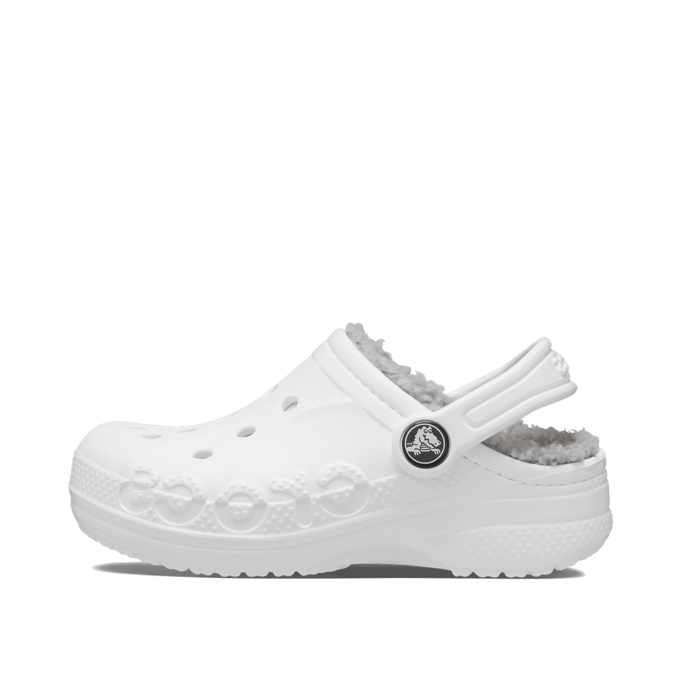 Crocs Baya Lined Clog "White/Light Grey" | 20750111H