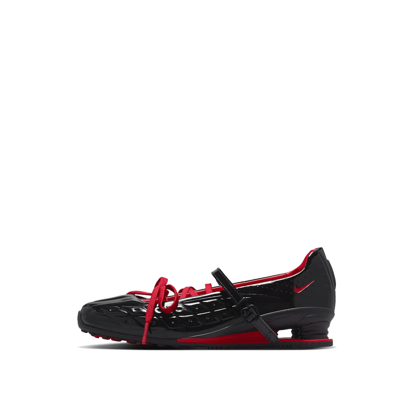 Nike Shox Z Calistra x LABELHOOD "Black and University Red" | IW7881-001
