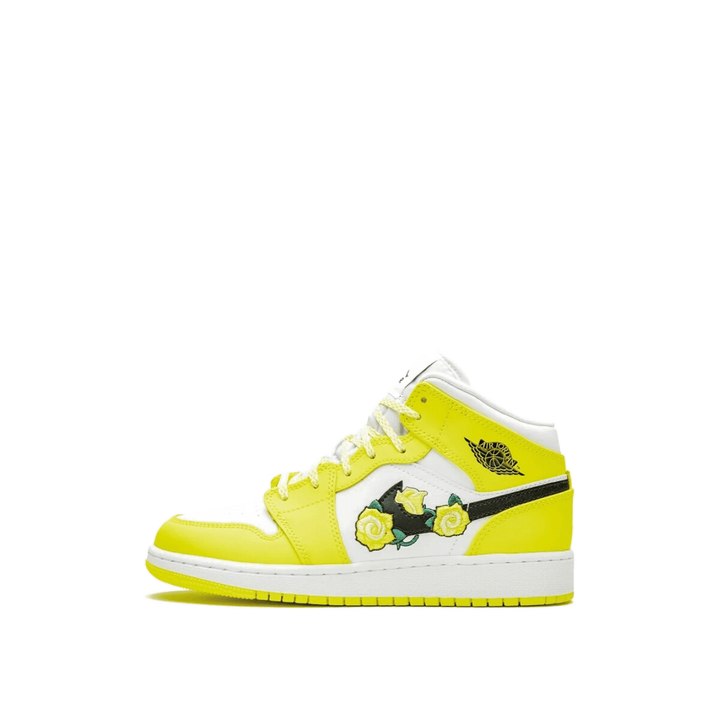Air Jordan 1 Mid GS "Dynamic Yellow Floral" | AV5174-700
