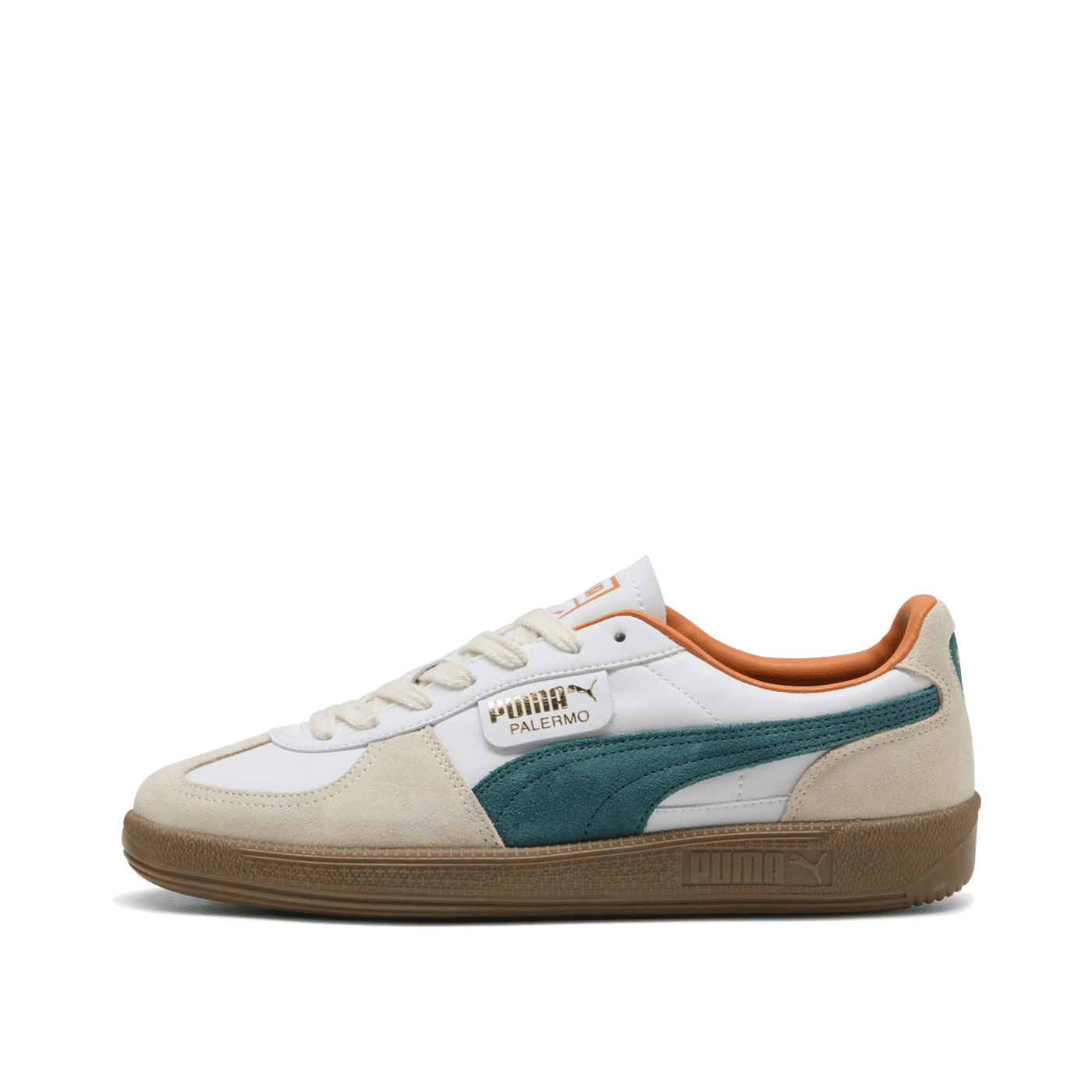 Puma Palermo "White/Emerald Ice/Gum" | 396464-26