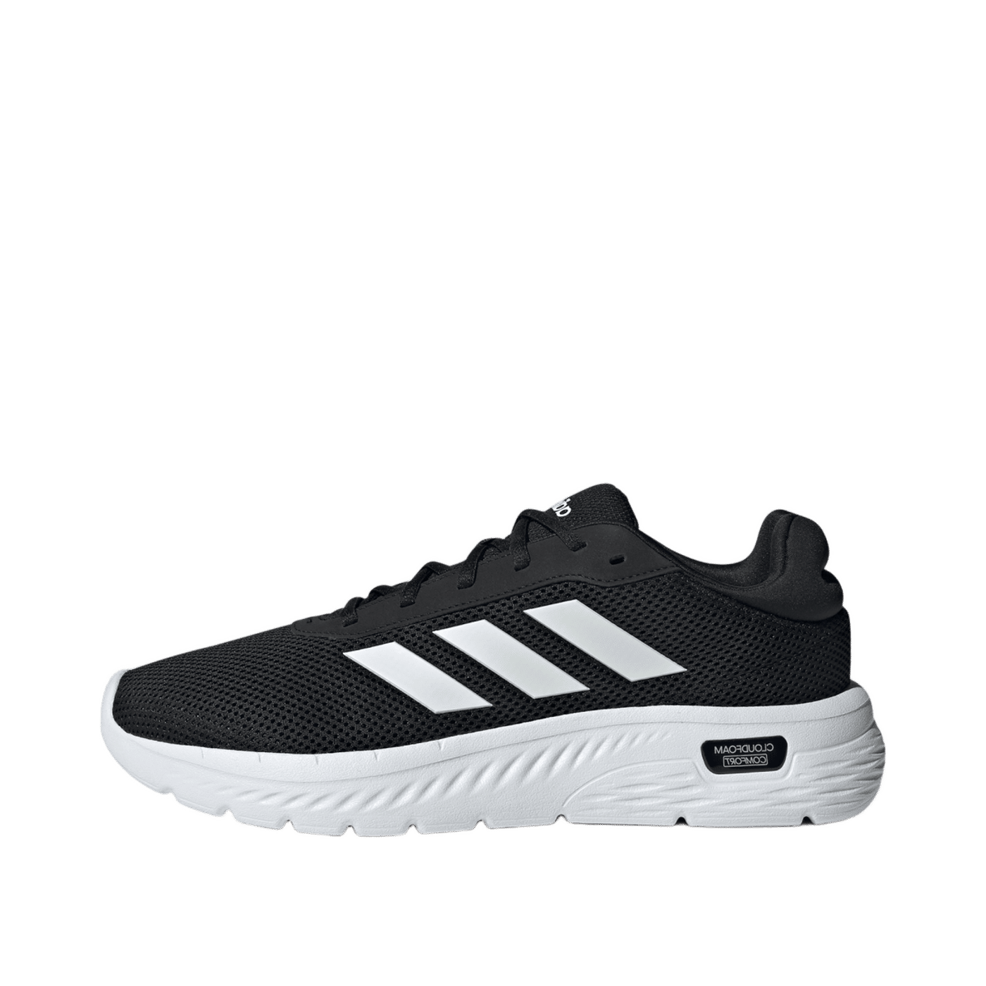 Adidas Cloudfoam Comfy "Core Black / Cloud White / Core Black" | IH2973