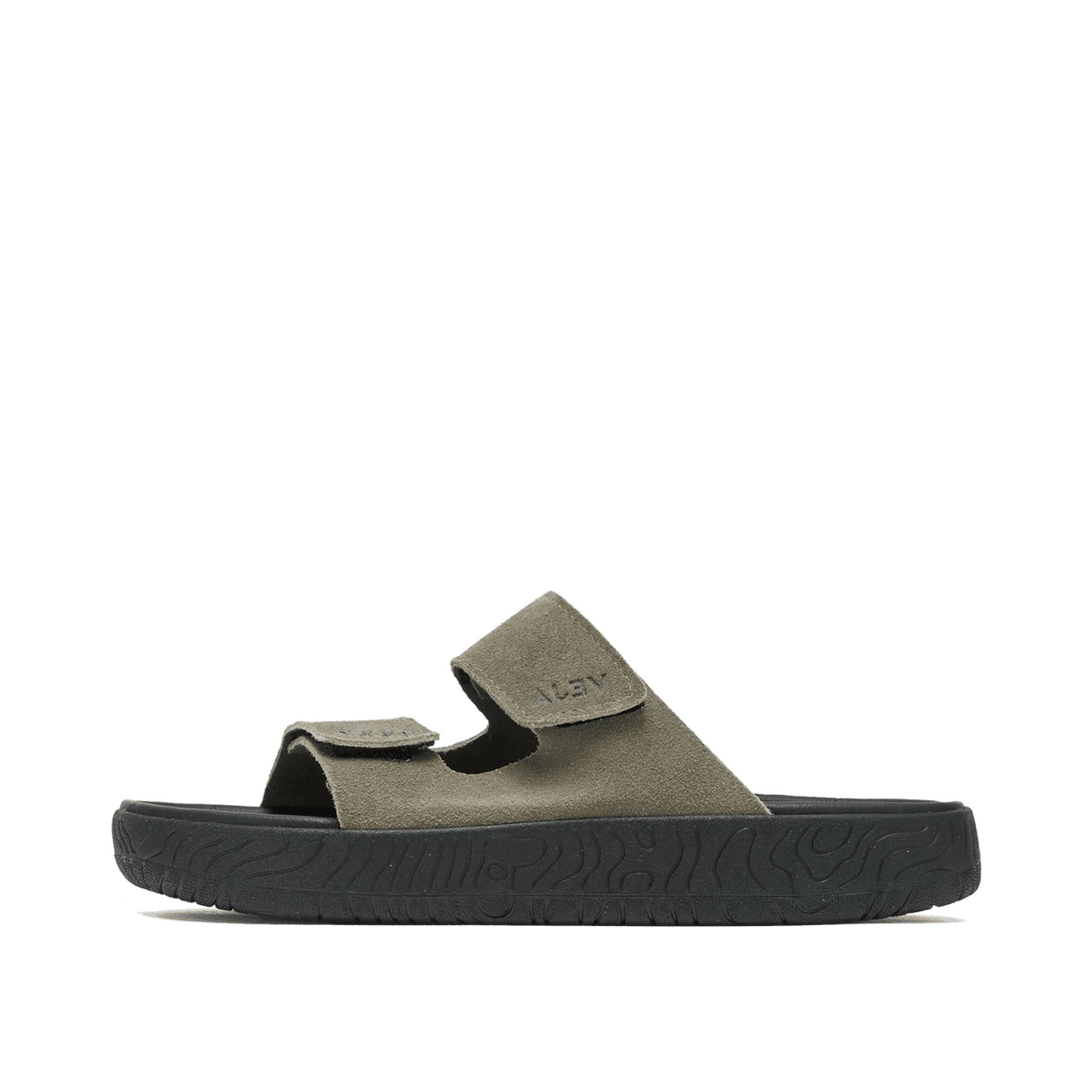 Veja Etna Leather Slide "Green" | SA3220676B