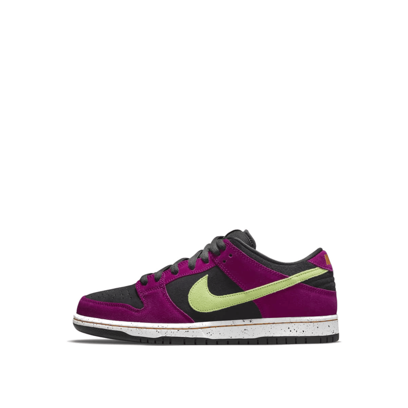 Nike SB Dunk Low "Red Plum/Black/Taxi/Citron" | BQ6817-501