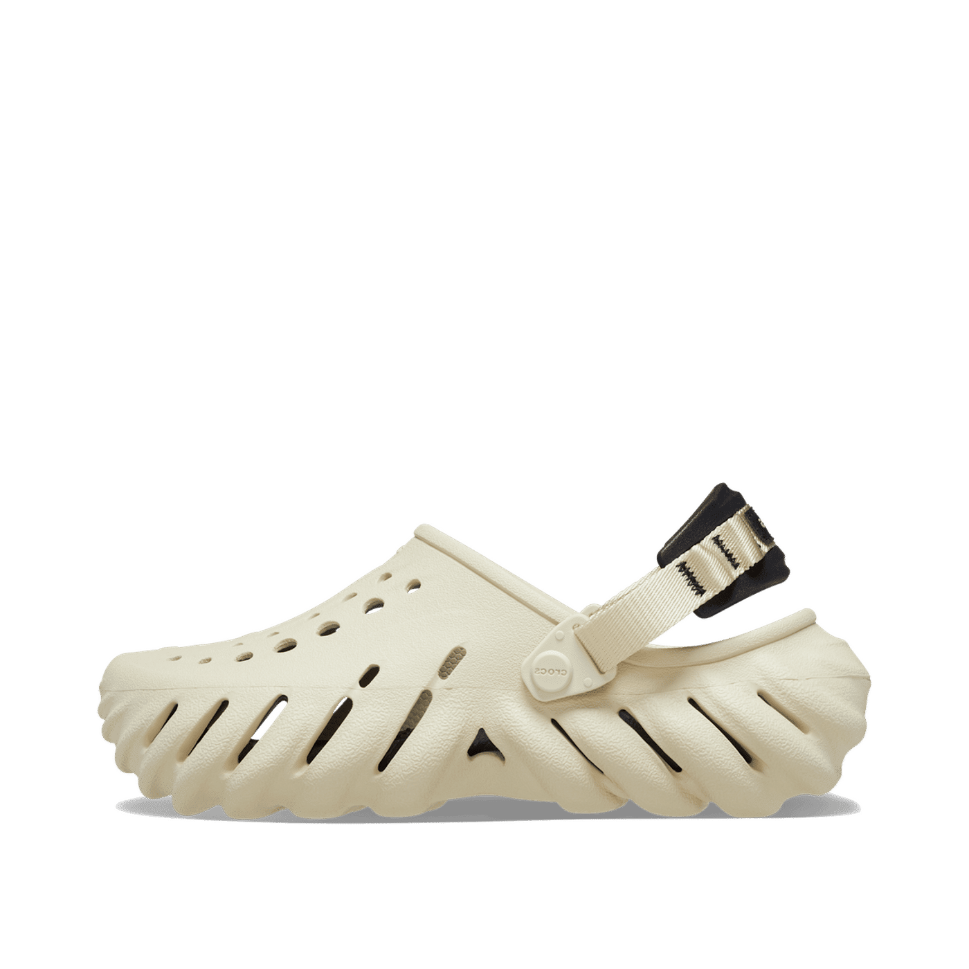 Crocs Echo Clog 'Bone Black' | Cream | Men's Size 2
