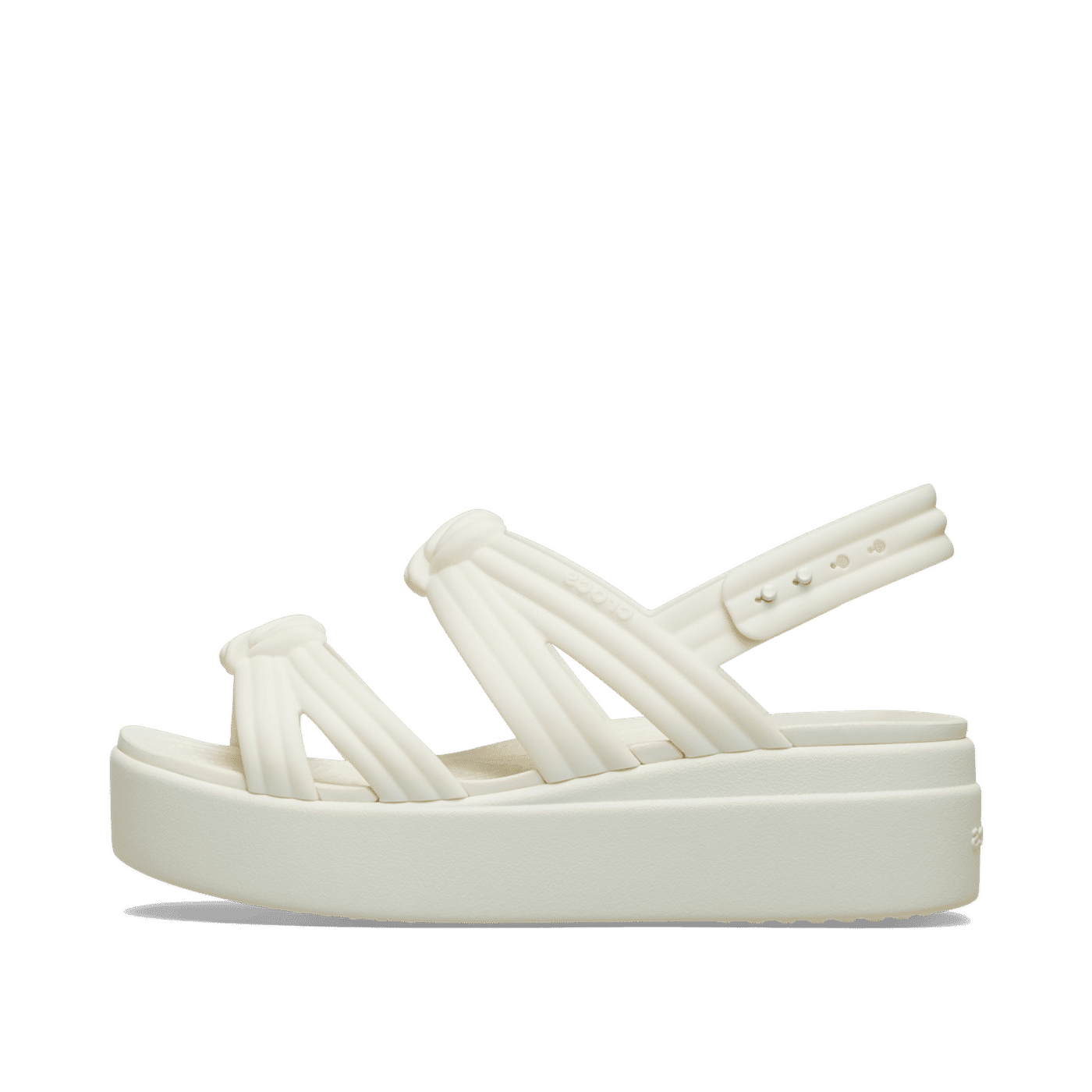 Crocs Brooklyn Knot Low Sandalen Damen Ivory 42
