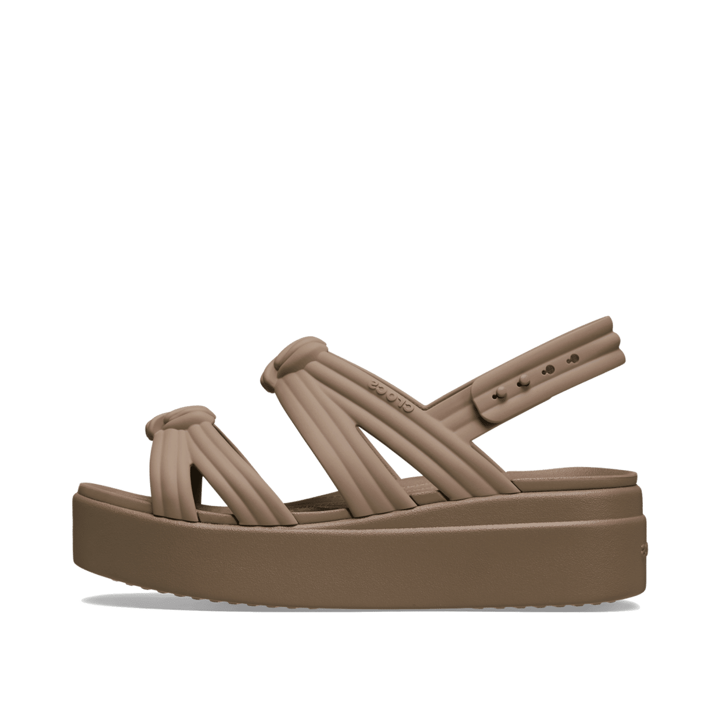 Crocs Brooklyn Knot Low Sandalen Damen Latte 42