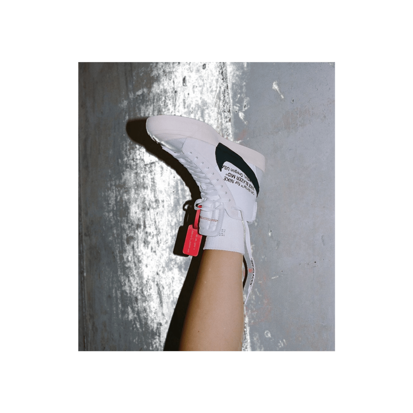 Nike Blazer Mid Off-White "White/Black/Muslin/Black" | AA3832-100