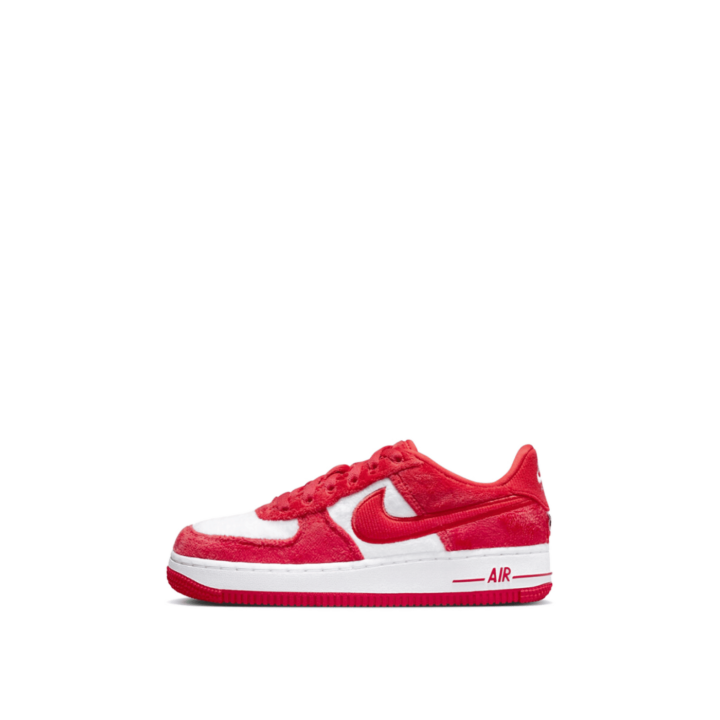 Nike Air Force 1 Low "Valentine's Day Fleece (GS)" | FZ3552-612