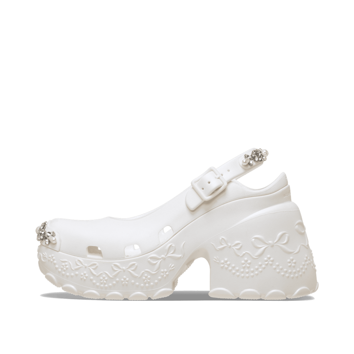 Crocs Simone Rocha x Ballerina Platform Schoenen Damen Oyster 39