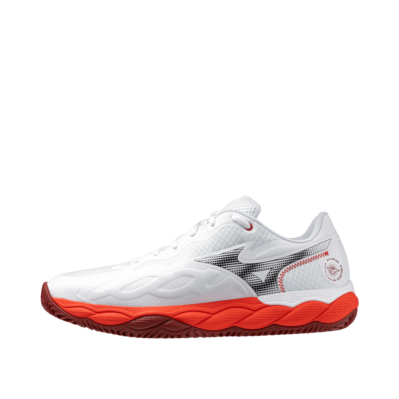 Mizuno Wave Enforce Court CC "Fiery Red/White/Sun-Dried Tomato" | 61GC243562