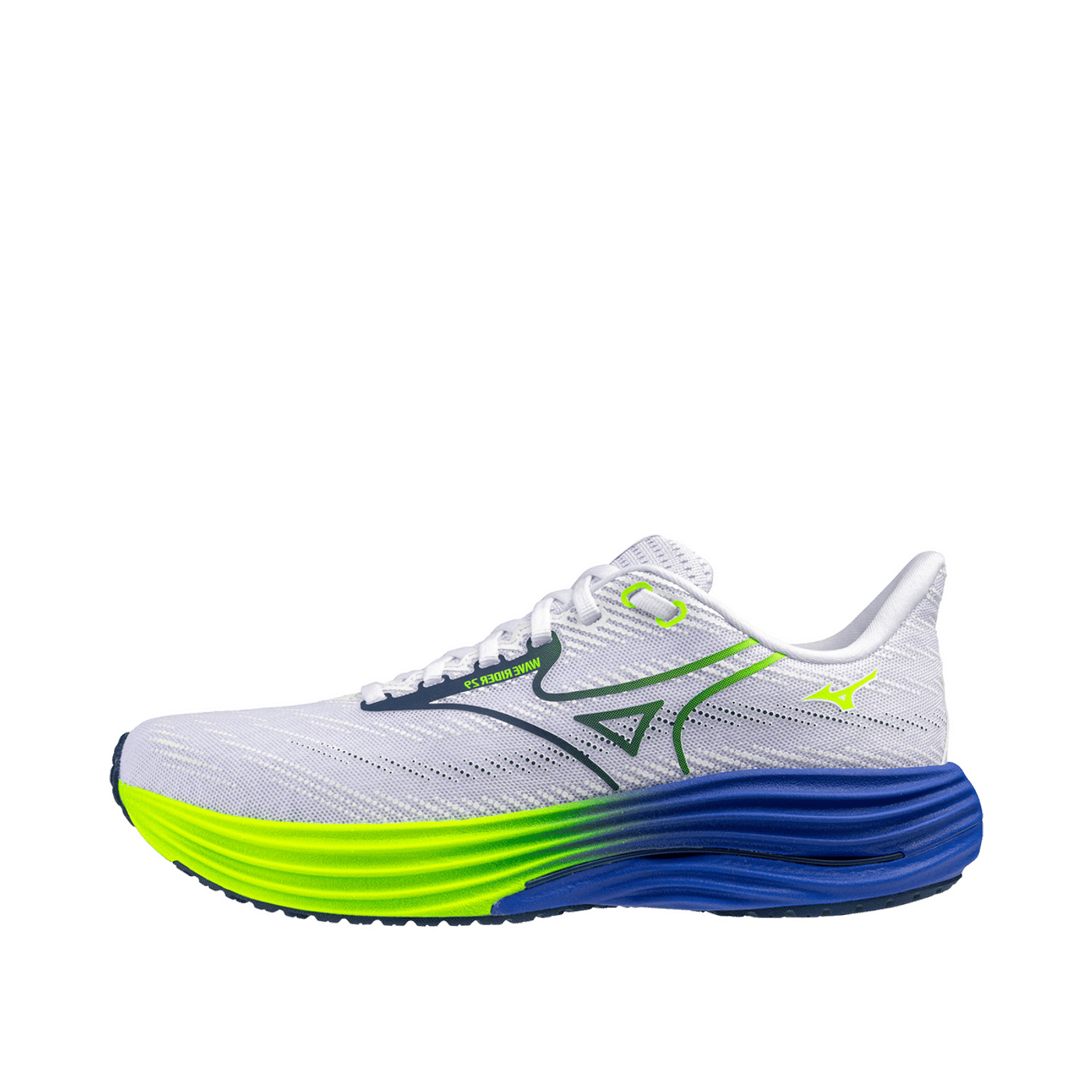 Mizuno Wave Rider 29 "White/Blue" | J1GC250353