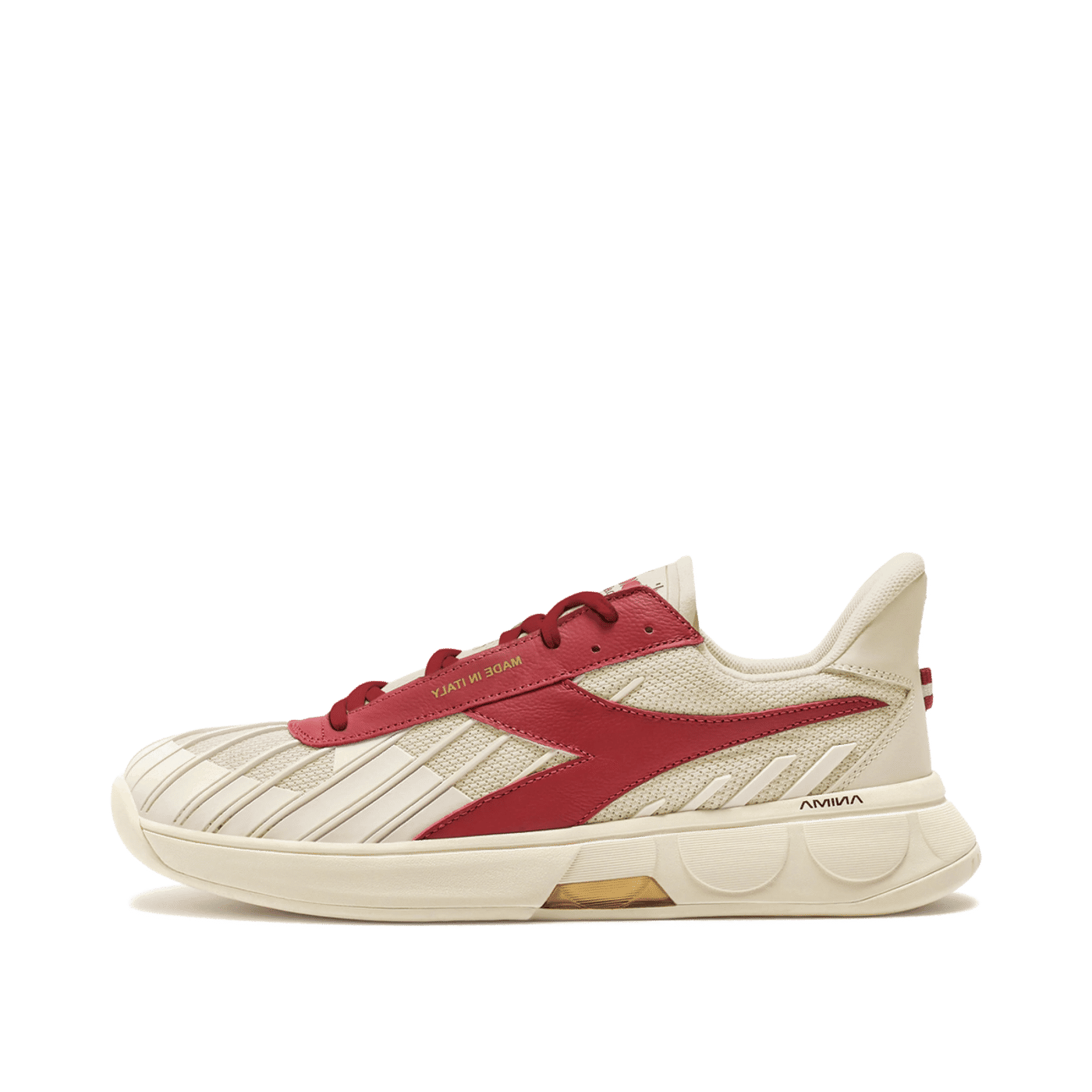 Diadora B. Elite Star "White/Dark Red" | 101181500C7114