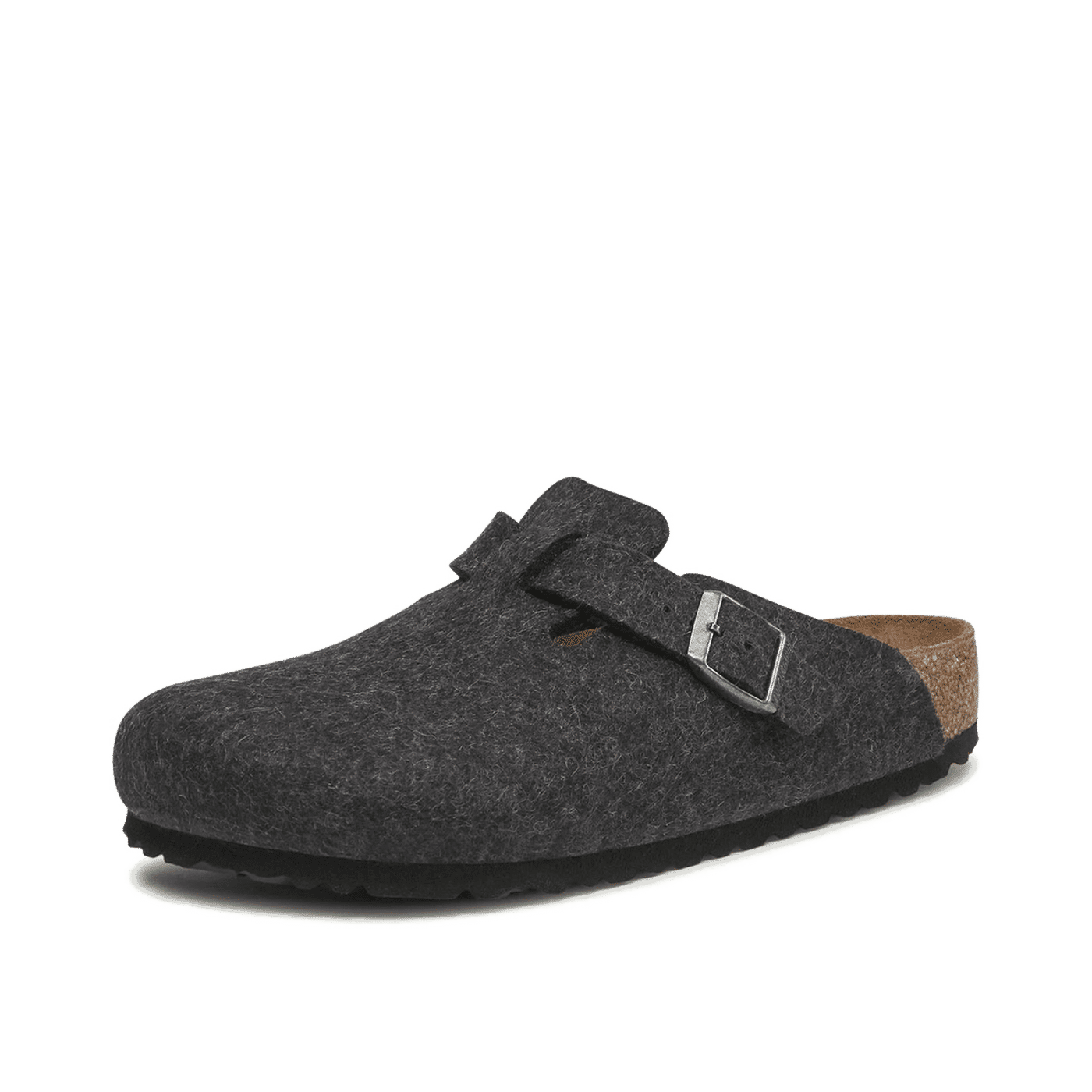 Birkenstock Boston Wool Felt Narrow Fit Clog "Grey" | 0160373