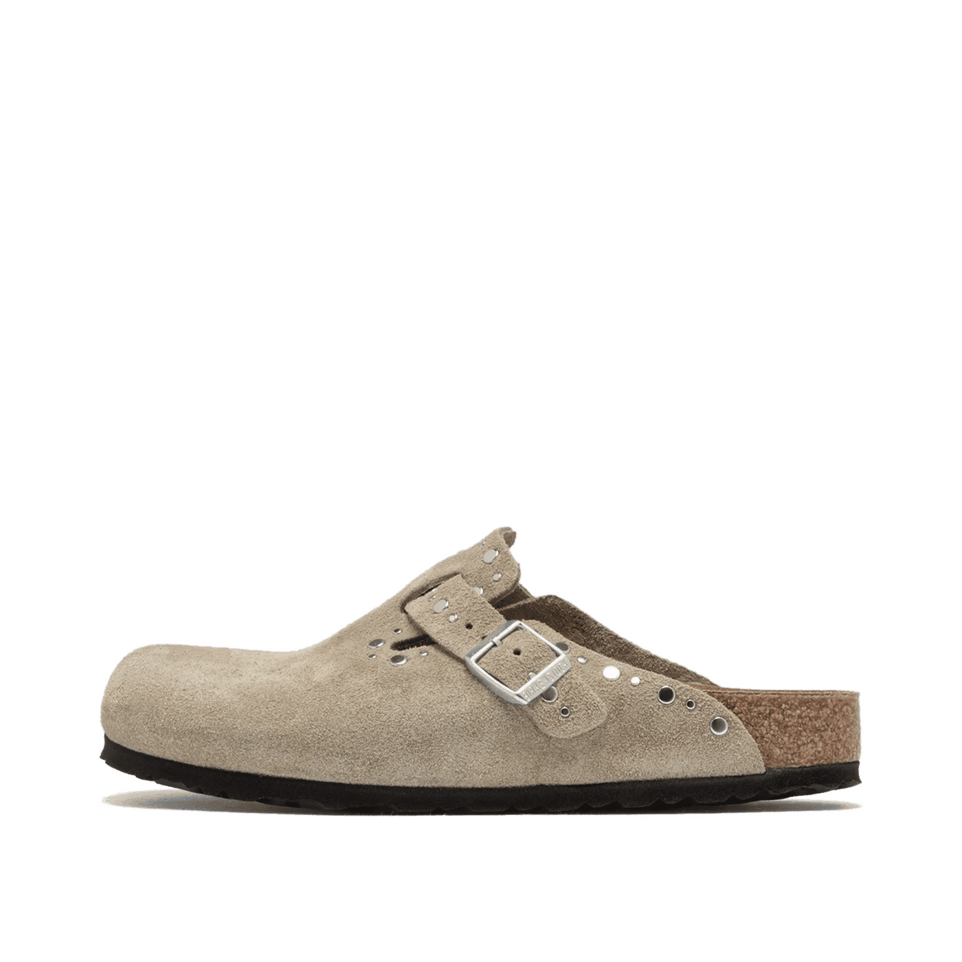 Birkenstock Boston Rivet Suede Leather Clog "Grey" | 1030437