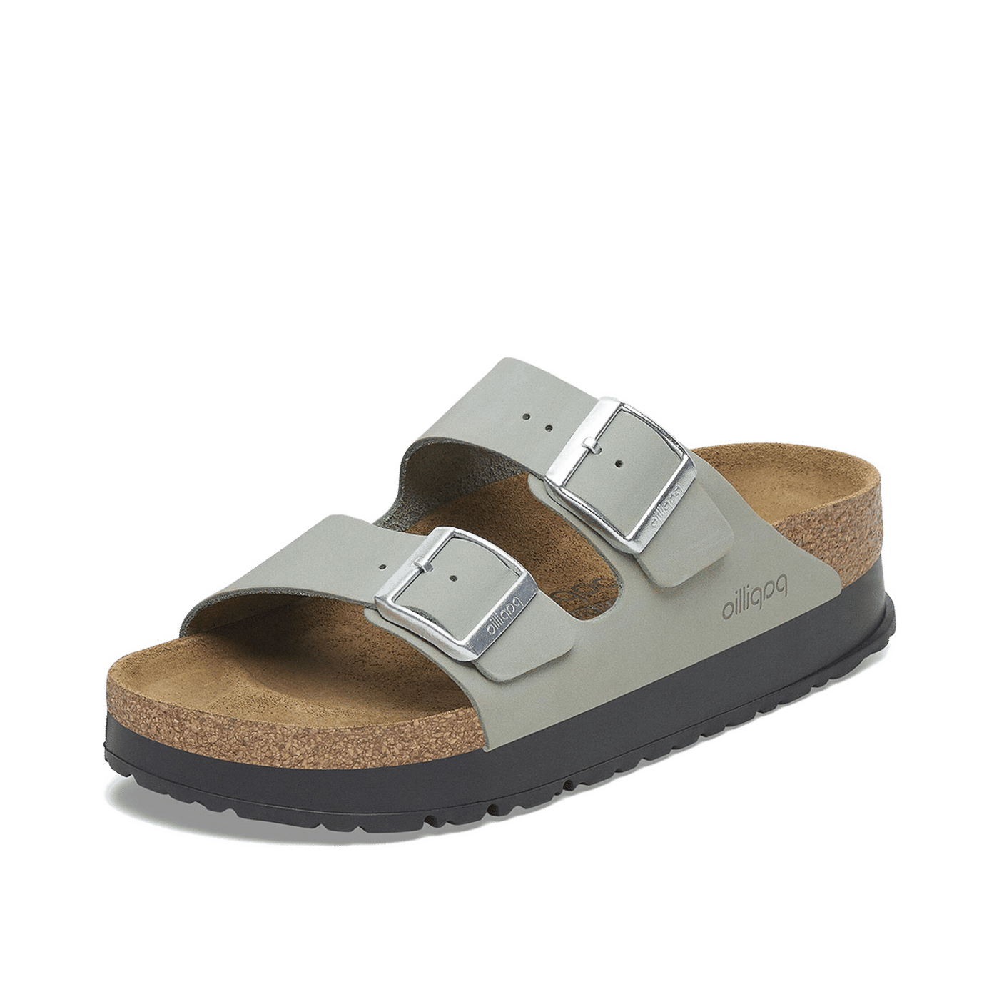 Birkenstock Arizona PAP Flex Platform Nubuck Leather Narrow Fit "Grey" | 1029049
