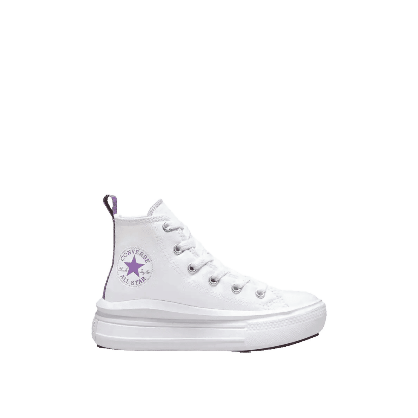 Converse Chuck Taylor All Star Move "White/Purple/White" | A03669C