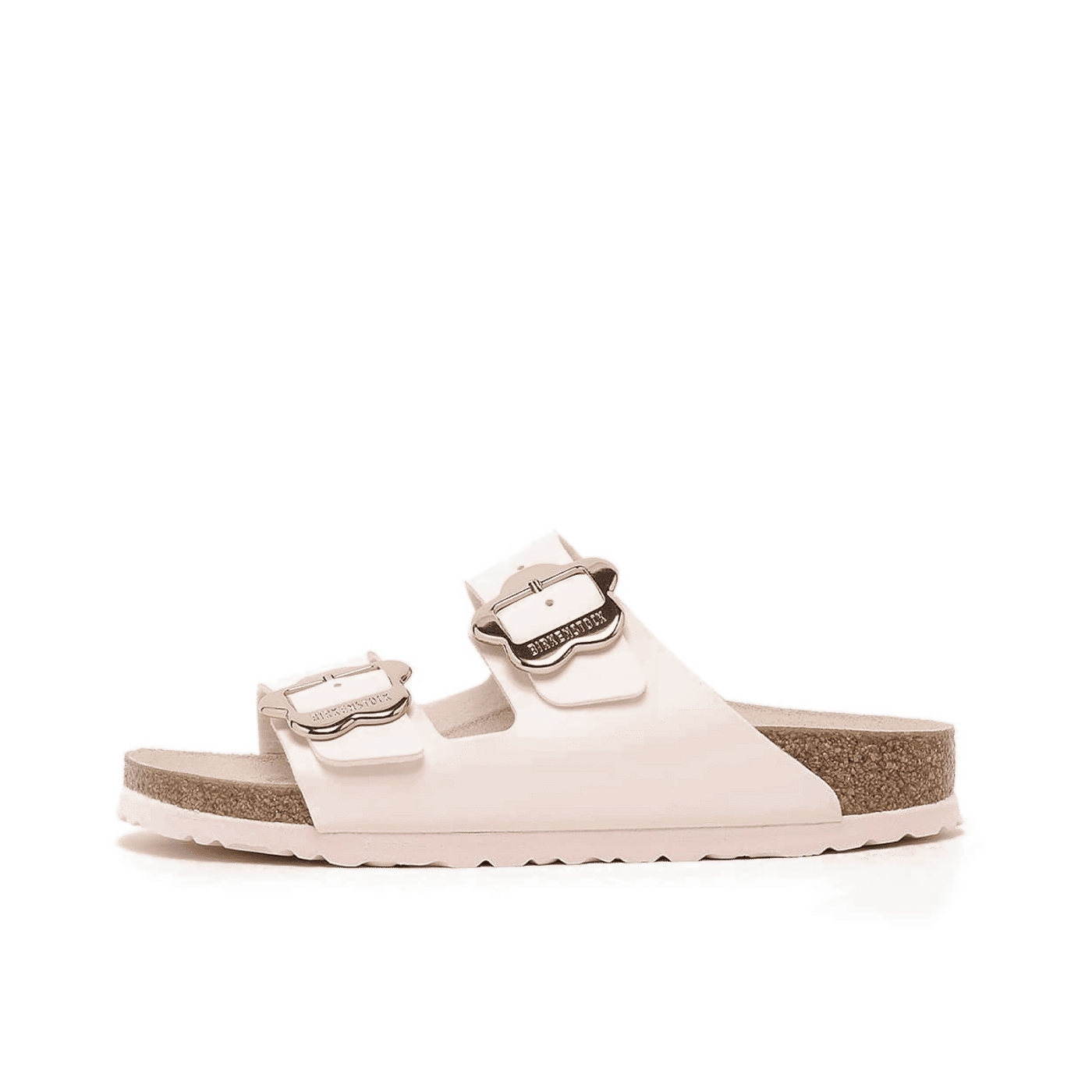 Birkenstock Arizona Flower Buckle Slide "Light Pink" | 1031703