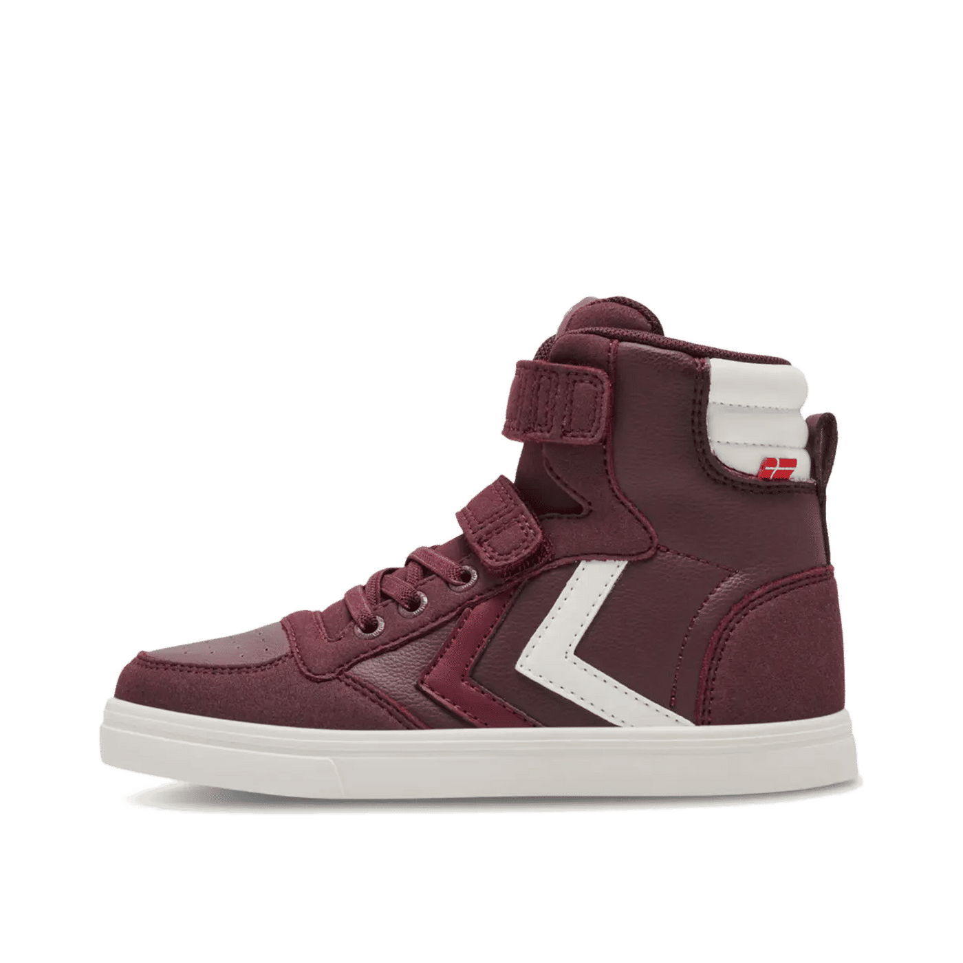 Hummel Slimmer Stadil Leather High JR "Red" | 225913-3679