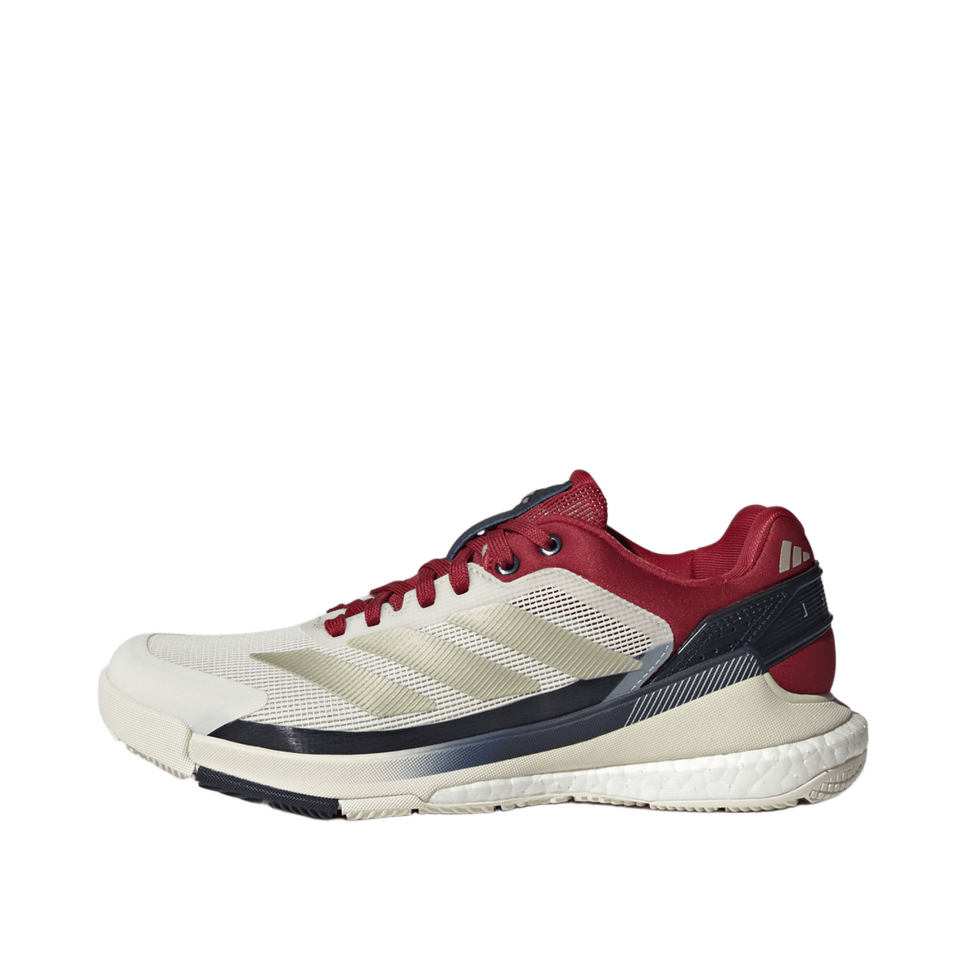 Adidas Crazyquick Boost Padel "Chalk White / Ice Gold Met. / Team Victory Red" | KJ3654