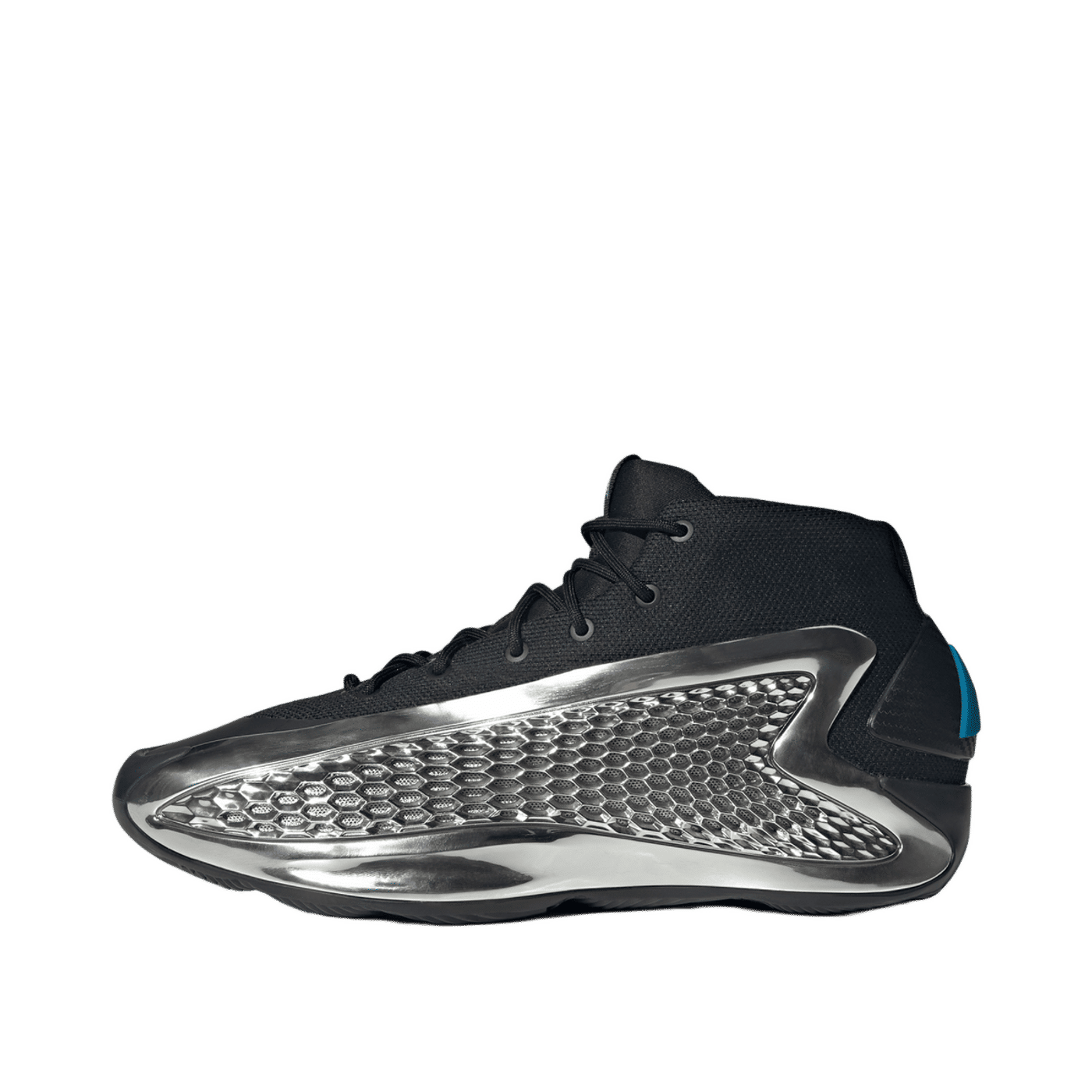 Adidas Anthony Edwards 1 Low "Core Black / Silver Metallic / Core Black" | JI0424