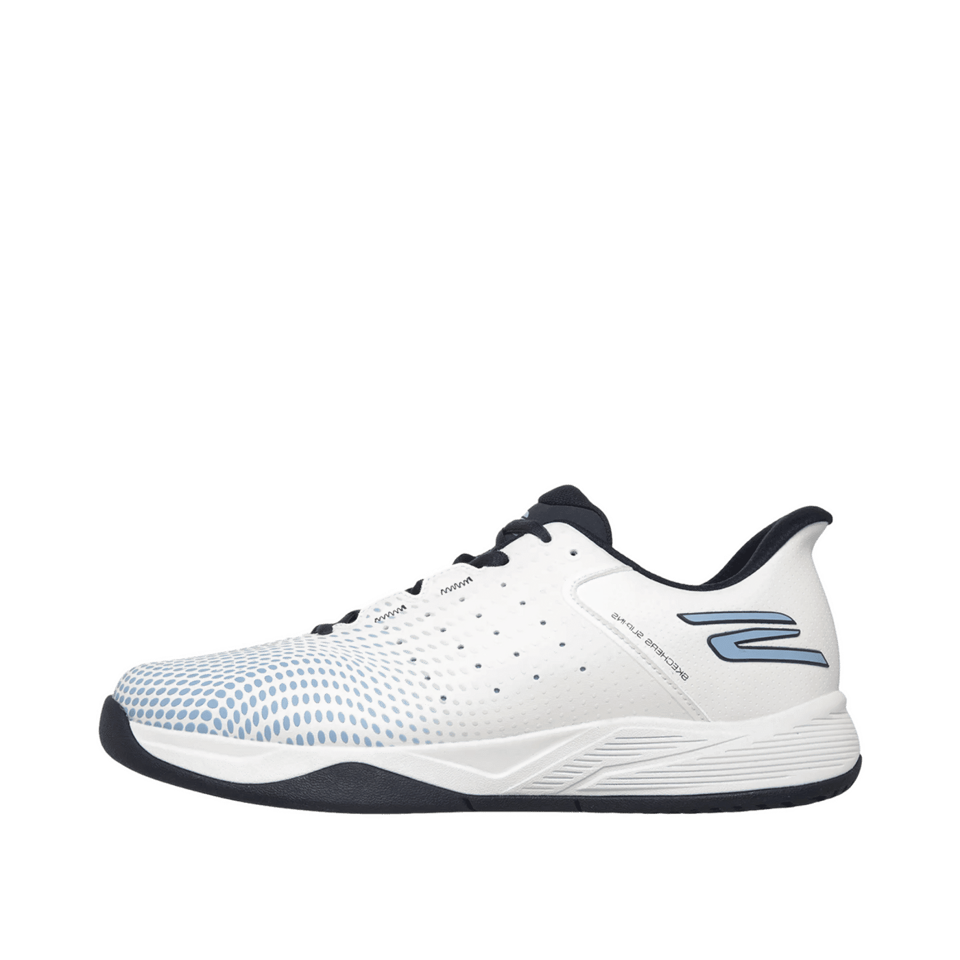 Skechers Viper Court Reload "White/Marine/Light Blue" | 246101CWNLB