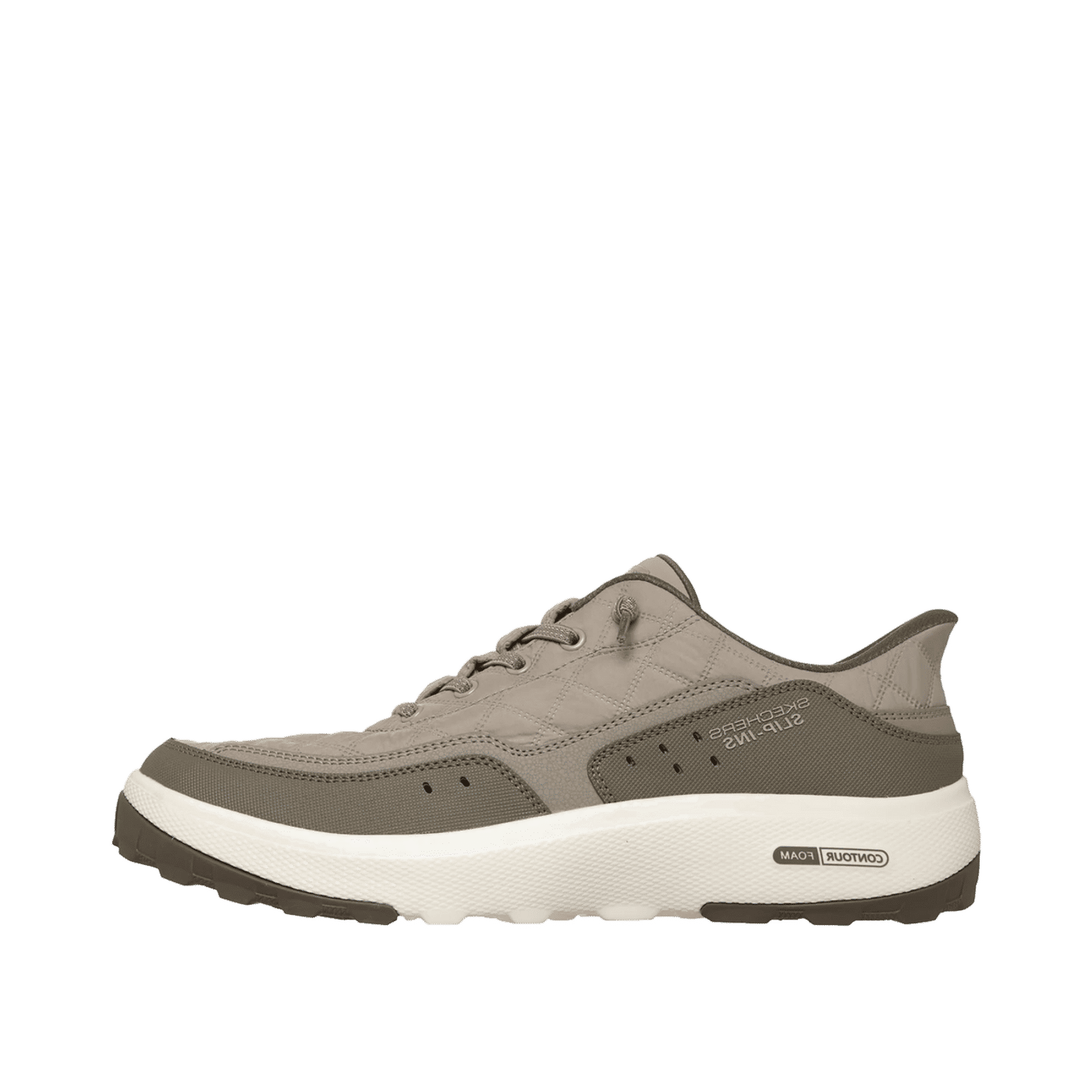 Skechers Slip-Ins Relaxed Fit Urban Explore Cozy Fit "Taupe" | 237664TPE