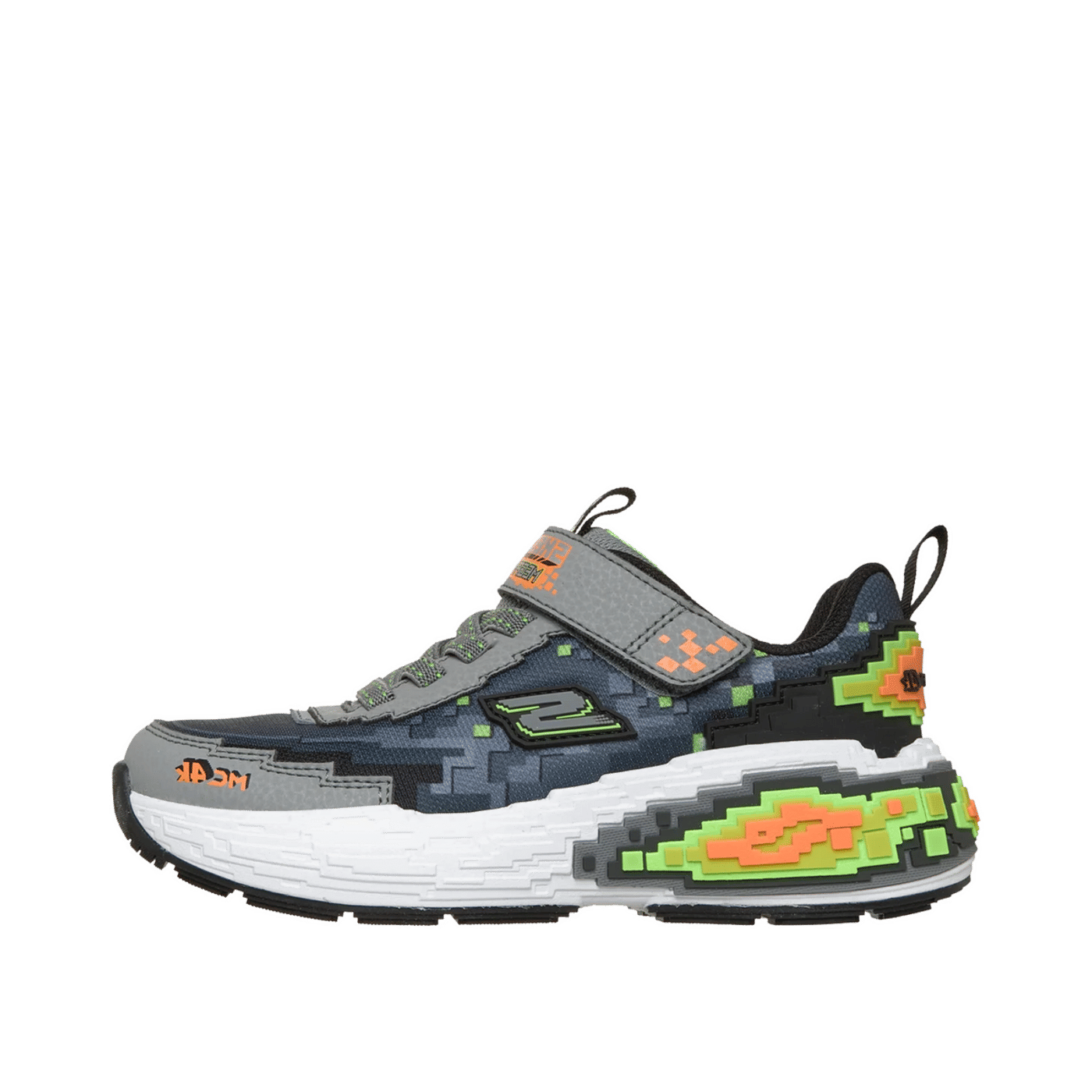 Skechers Mega-Craft 4K CM "Grey/Lime" | 402160LCBLM