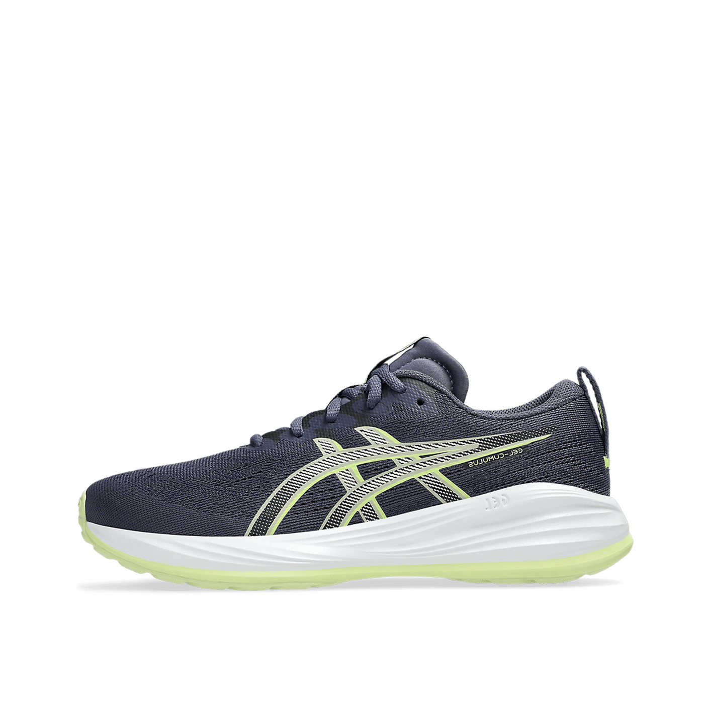 ASICS Gel-Cumulus 27 GS "Indigo Fog/Lucid Yellow" | 1014A366-500