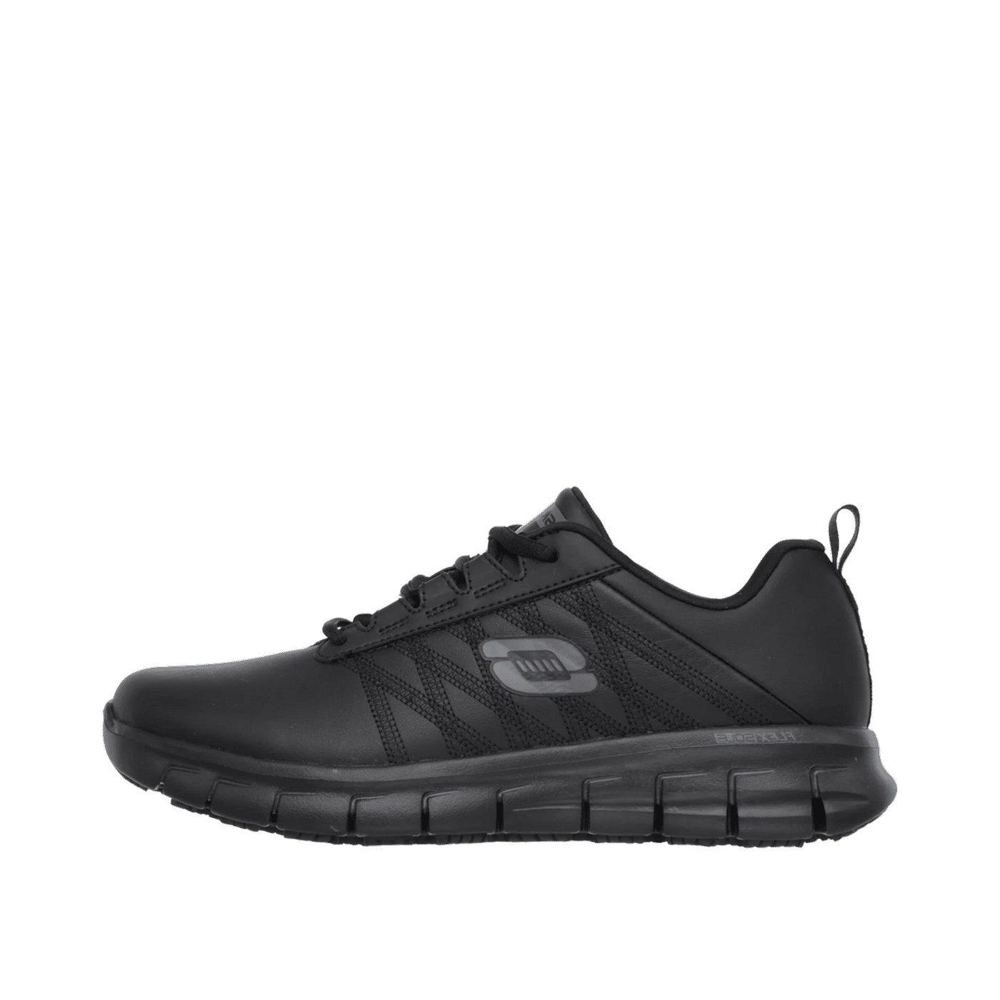 Skechers Work Relaxed Fit Sure Track - Erath SR "Black" | 76576ECBLK