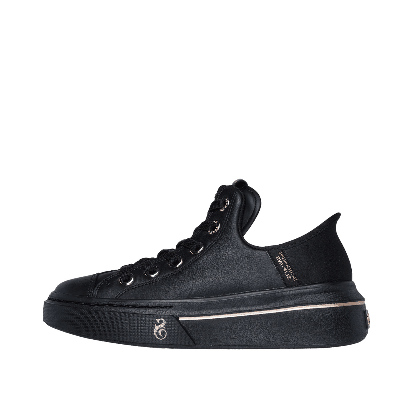 Skechers Premium Leather Snoop One "Black" | 186001BBK
