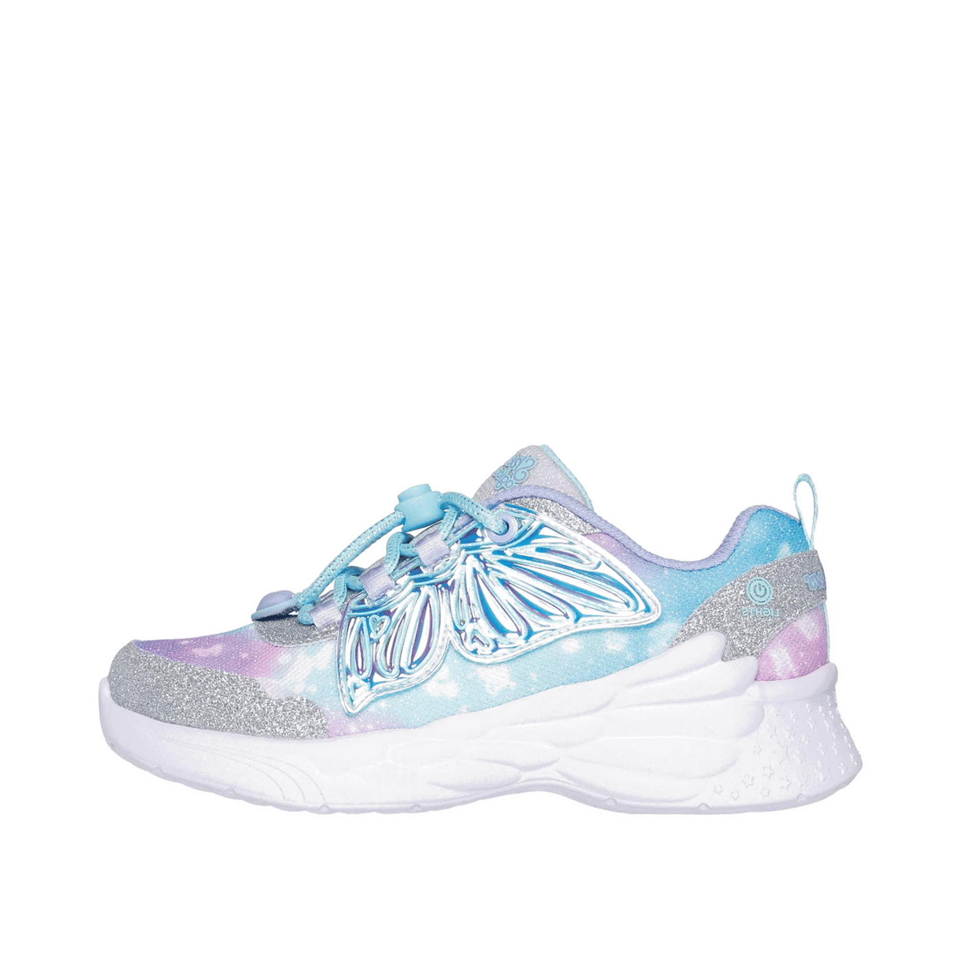 Skechers Dream Racer - Wing Brites "Silver/Lavender" | 303055LSLLV