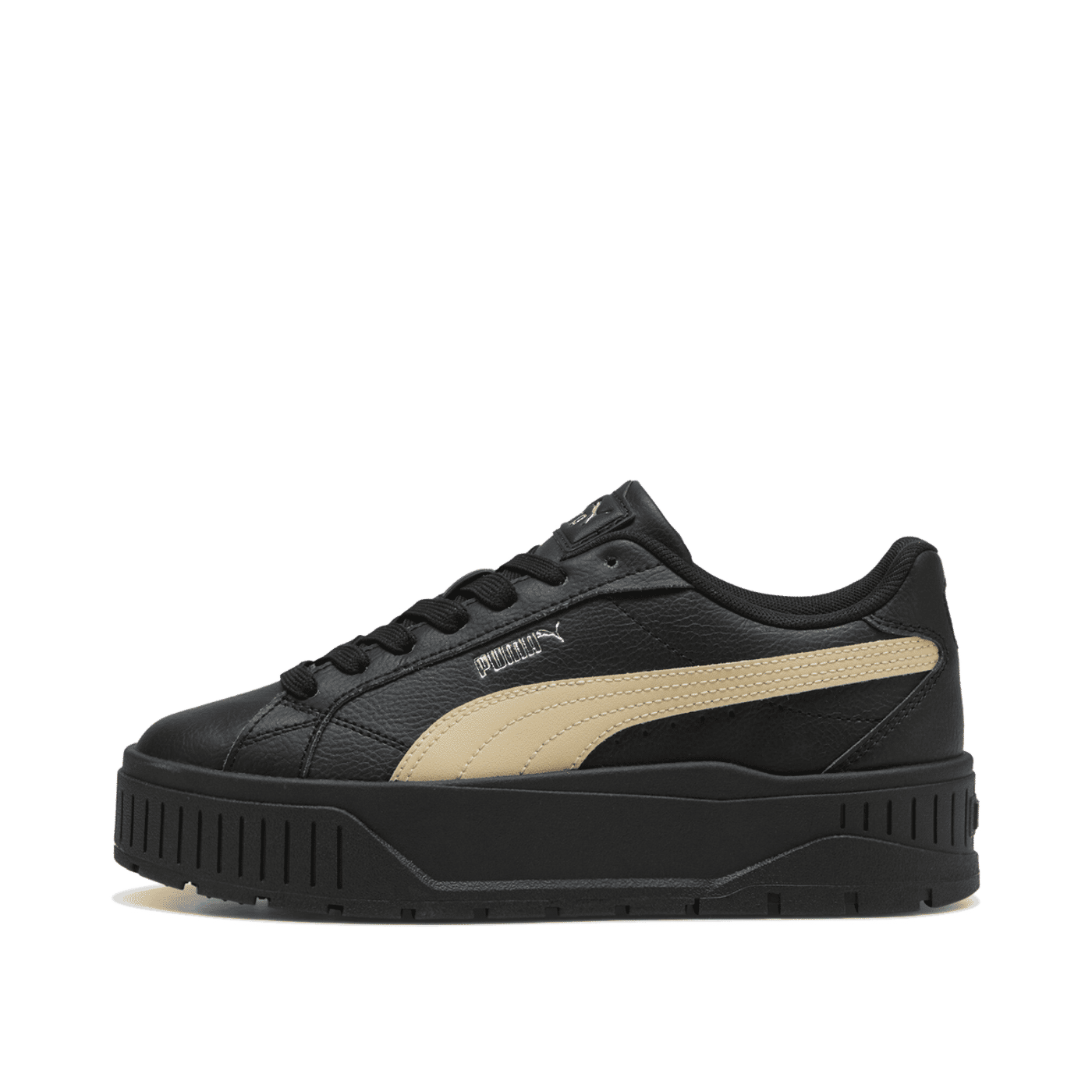 PUMA Karmen II Leather "Black/Canvas/Silver" | 397456-15