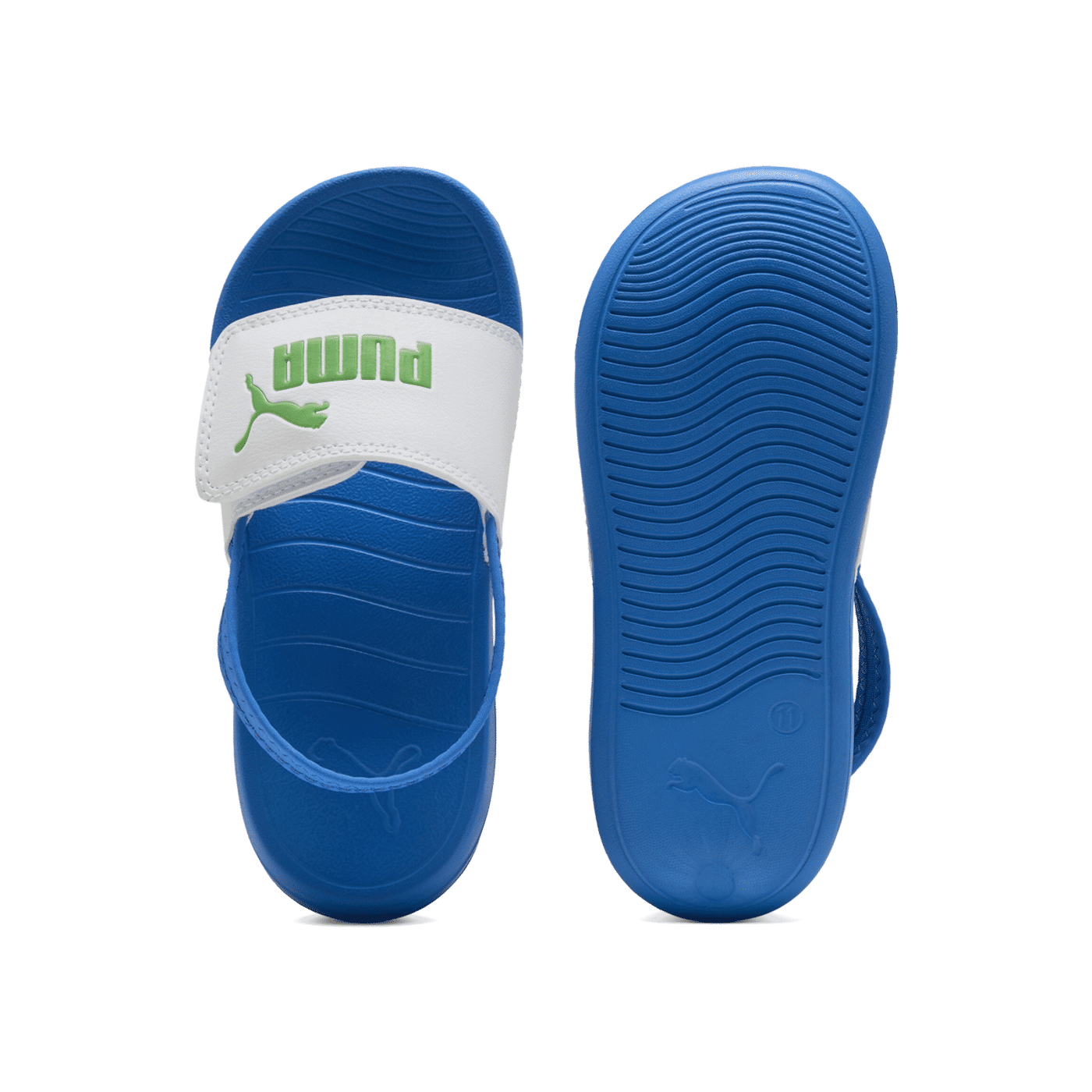 PUMA Popcat 20 Backstrap "White/Green Fruit/Racing Blue" | 380555-27
