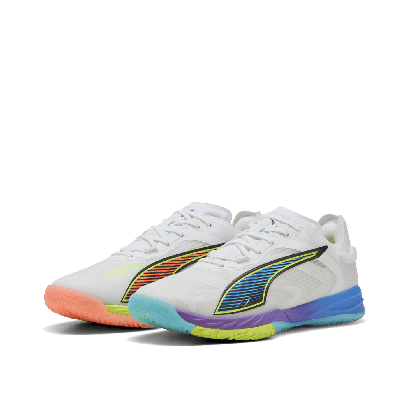 PUMA Accelerate NITRO SQD 4 "White/Glowing Red/Ultra Blue" | 108886-01