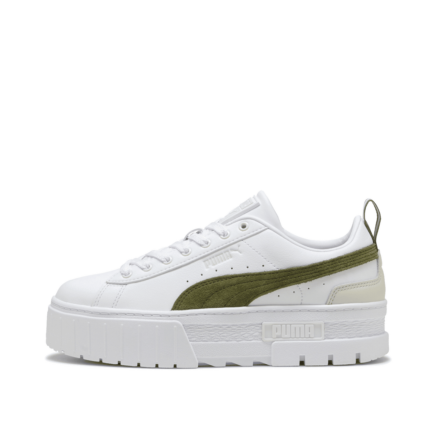 PUMA Mayze "White/Olive Green" | 381983-54